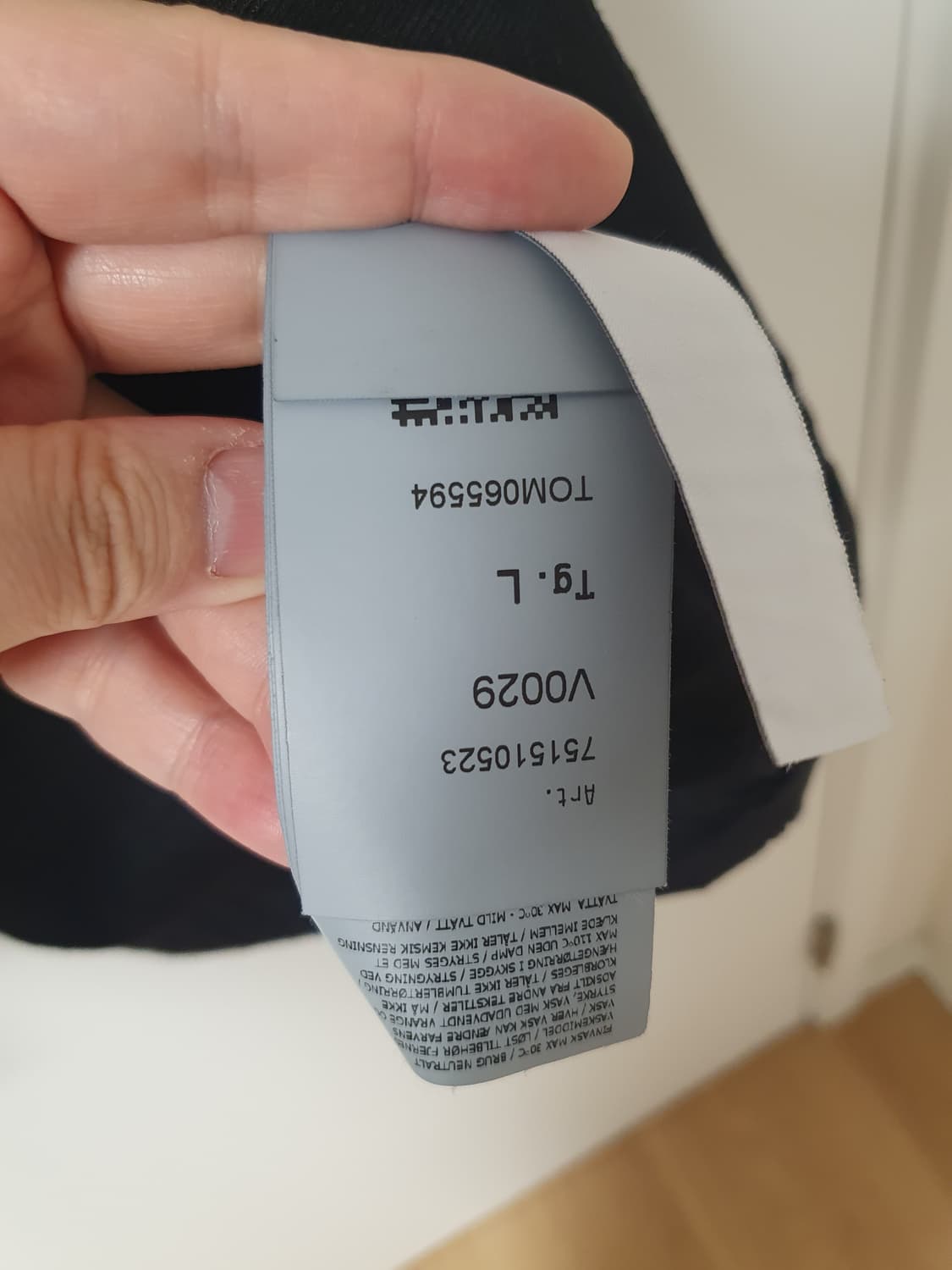 스톤아일랜드 21FW 크링클랩스 경량 패딩(블랙,L) 상품이미지4