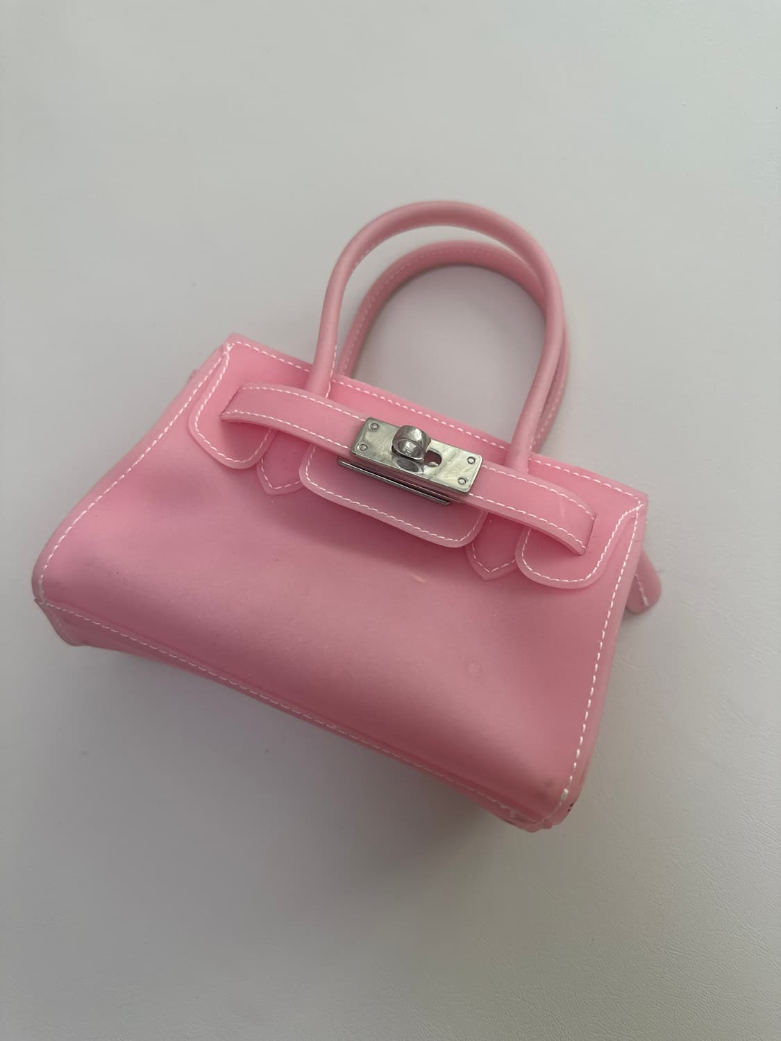 미니 젤리버킨 젤리 버킨 퍼킨 핑크색 상품이미지2