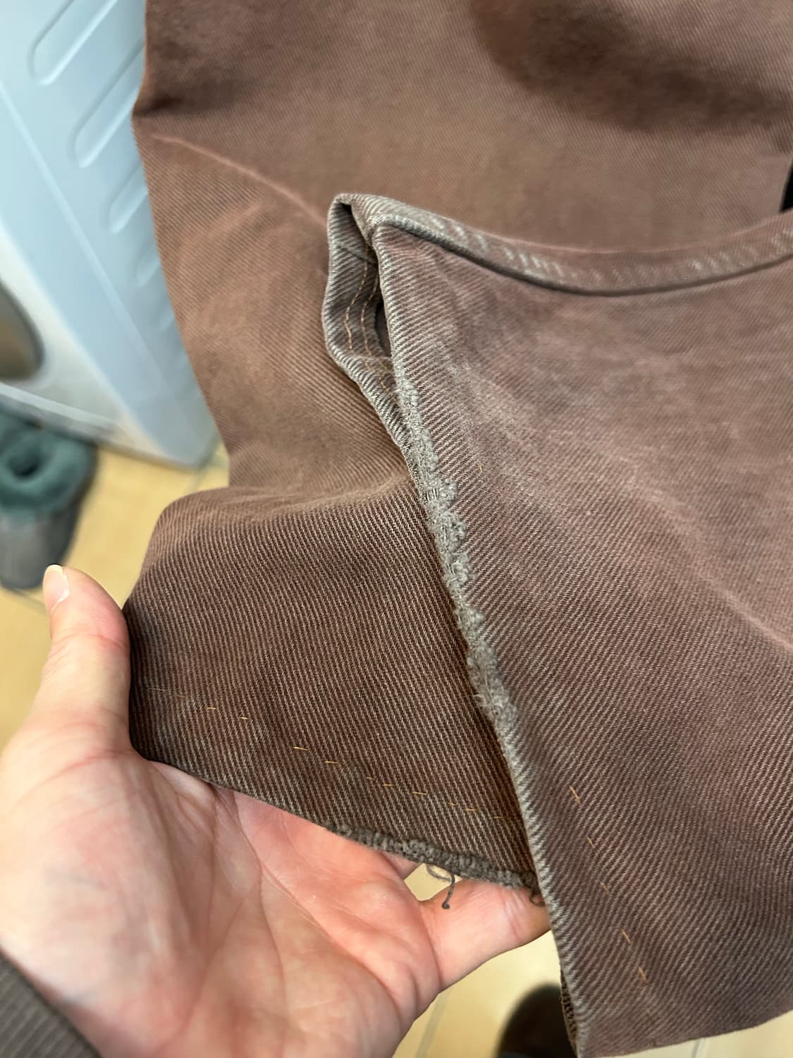 90’s USA 리바이스555 브라운컬러진 36in 상품이미지6