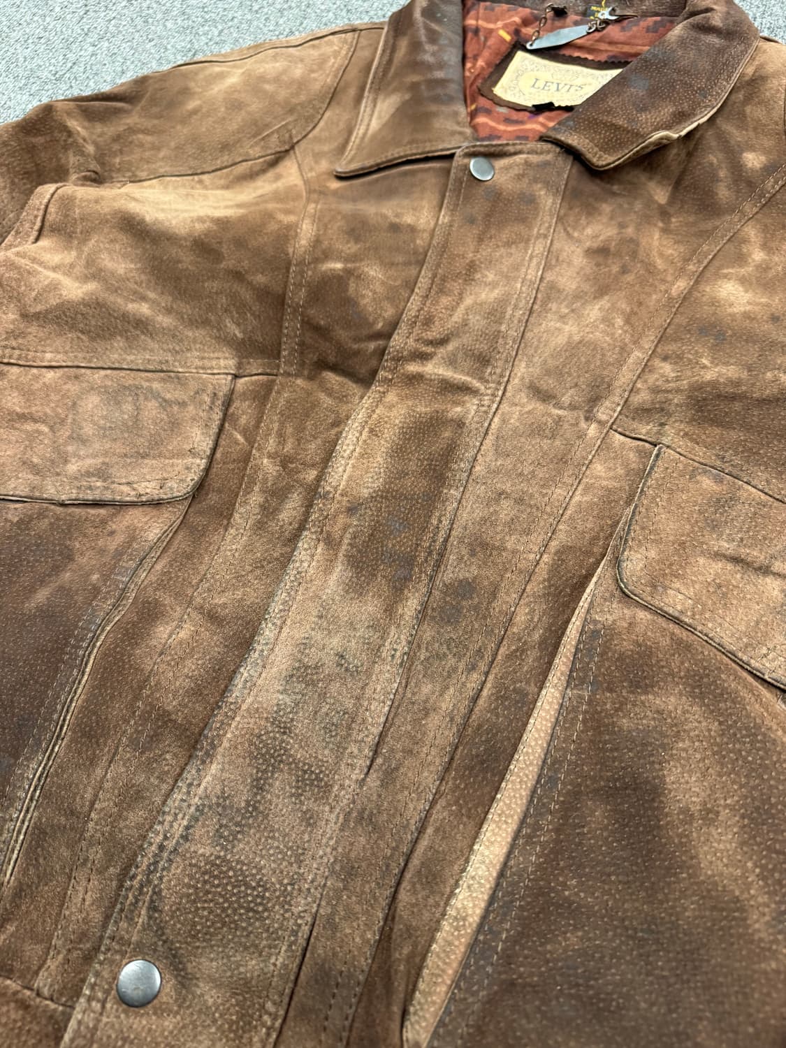 리바이스 빈티지 돈피 가죽자켓 상품이미지2