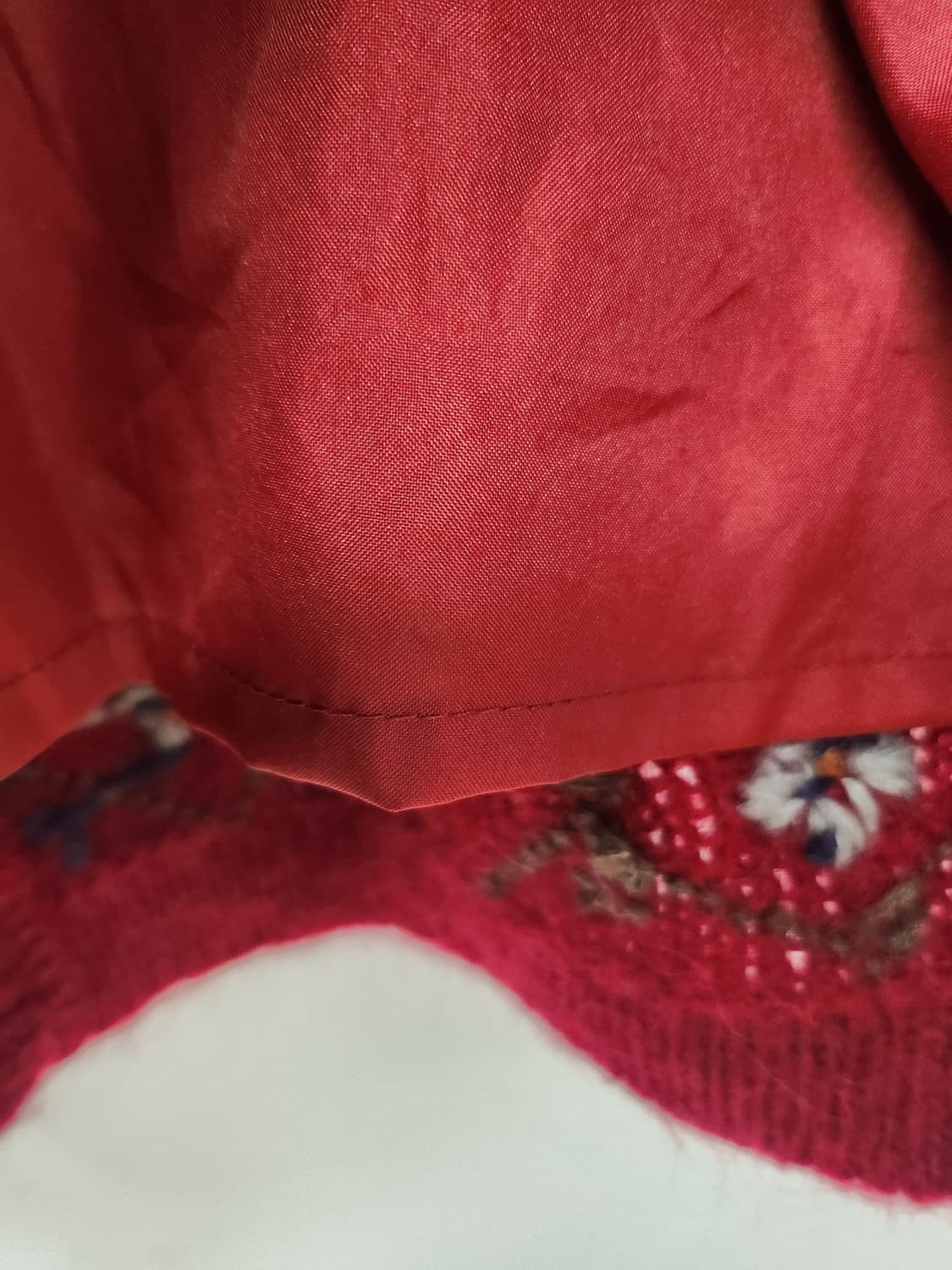 일본빈티지 플라워자수스웨터 상품이미지7