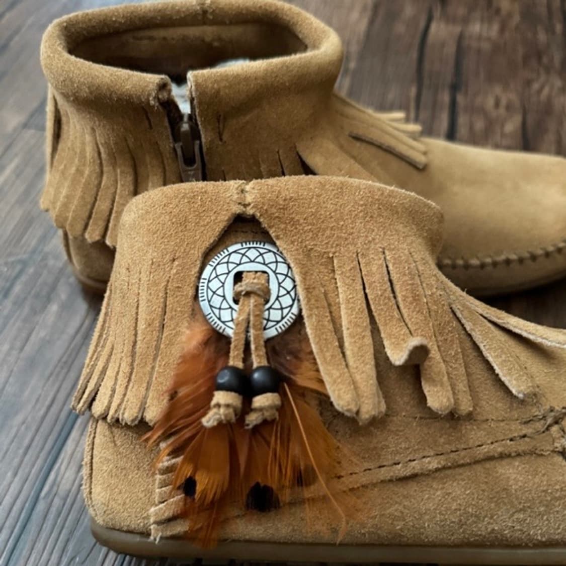 미네통카 콘쵸 프린지 부츠 상품이미지2