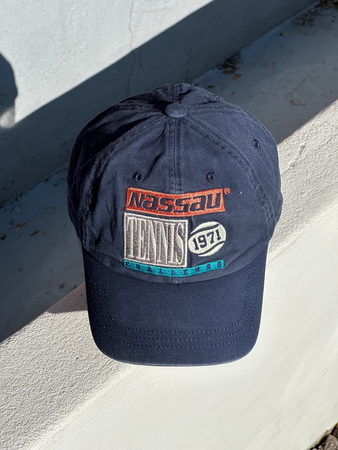 [F] 나쏘 로고 네이비 볼캡 모자 상품이미지1