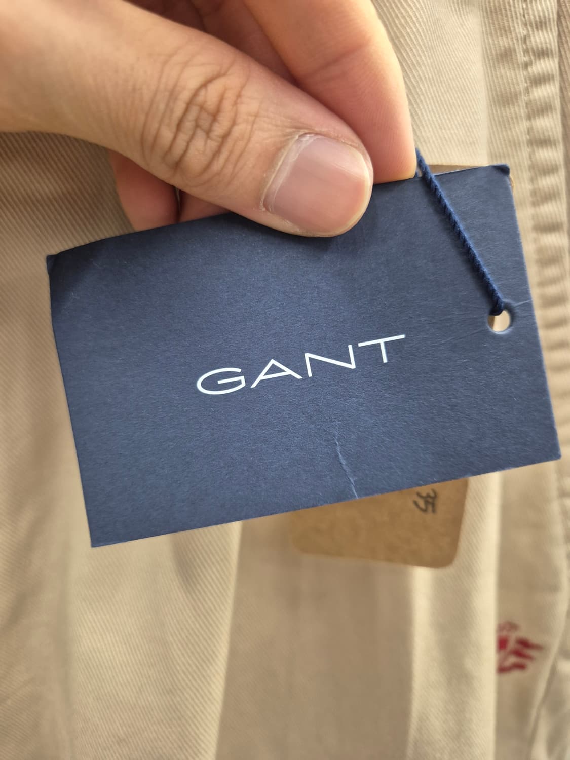 GANT 크레스트 자수 치노 팬츠 35사이즈 상품이미지4