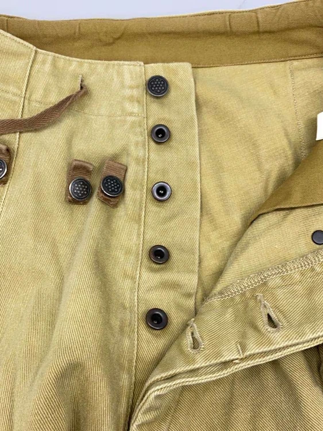 캐피탈 헤비 드릴 점보 카고 팬츠 베이지 상품이미지3