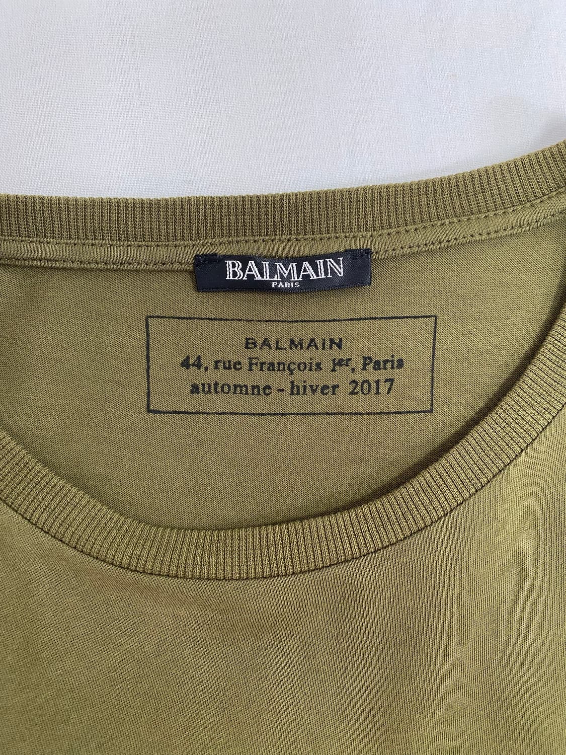발망 Balmain 사이드 스트링 반팔티 M <276> 상품이미지3