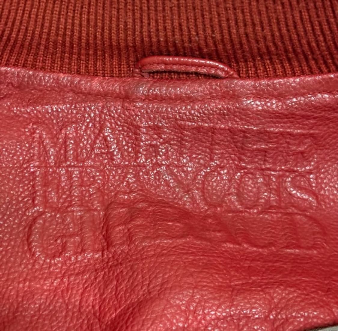 90s 마리떼 프랑소와 저버 레더 봄버자켓 상품이미지3