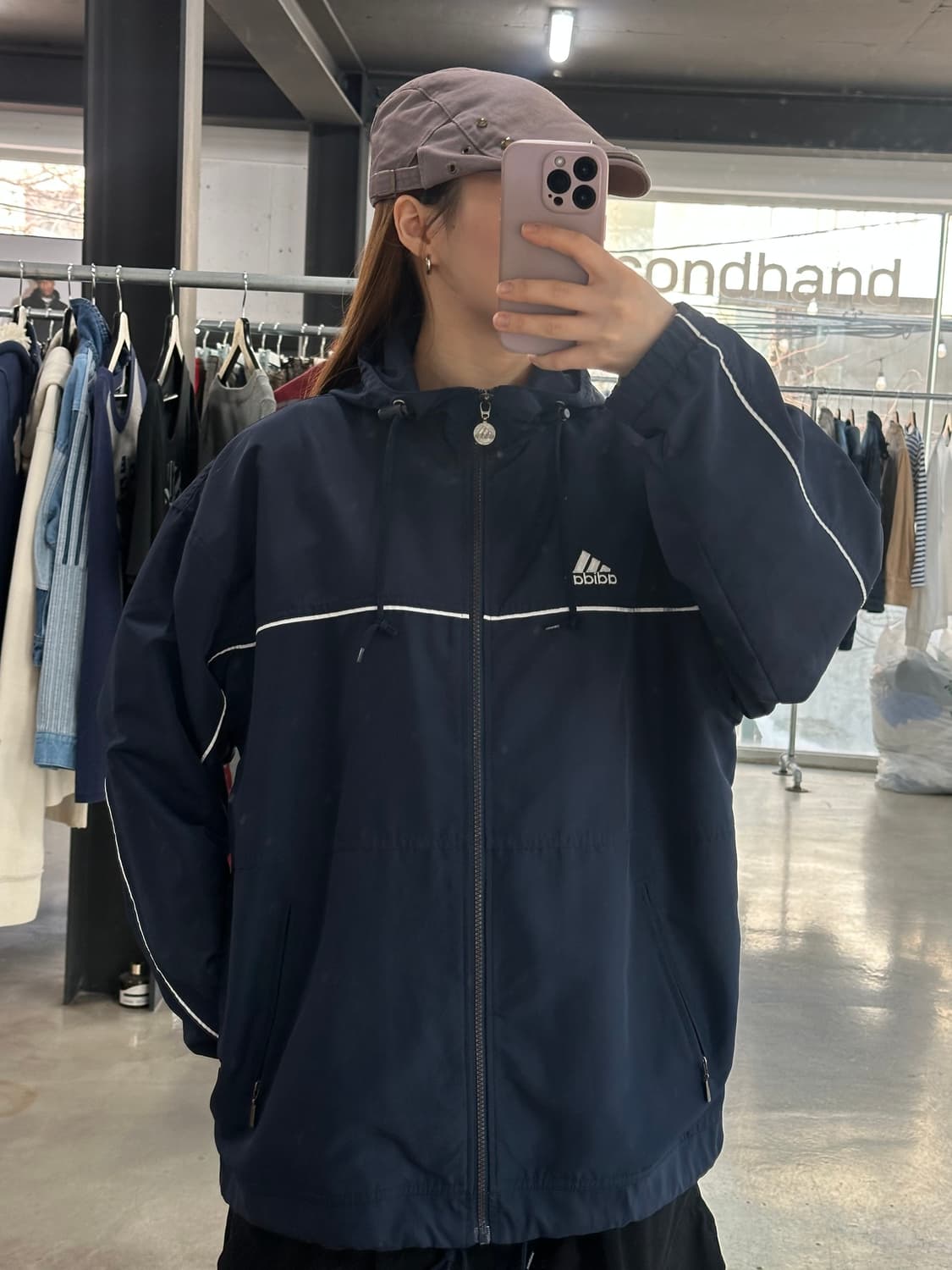 아디다스 00s 올드스쿨 윈드브레이커 자켓 상품이미지1