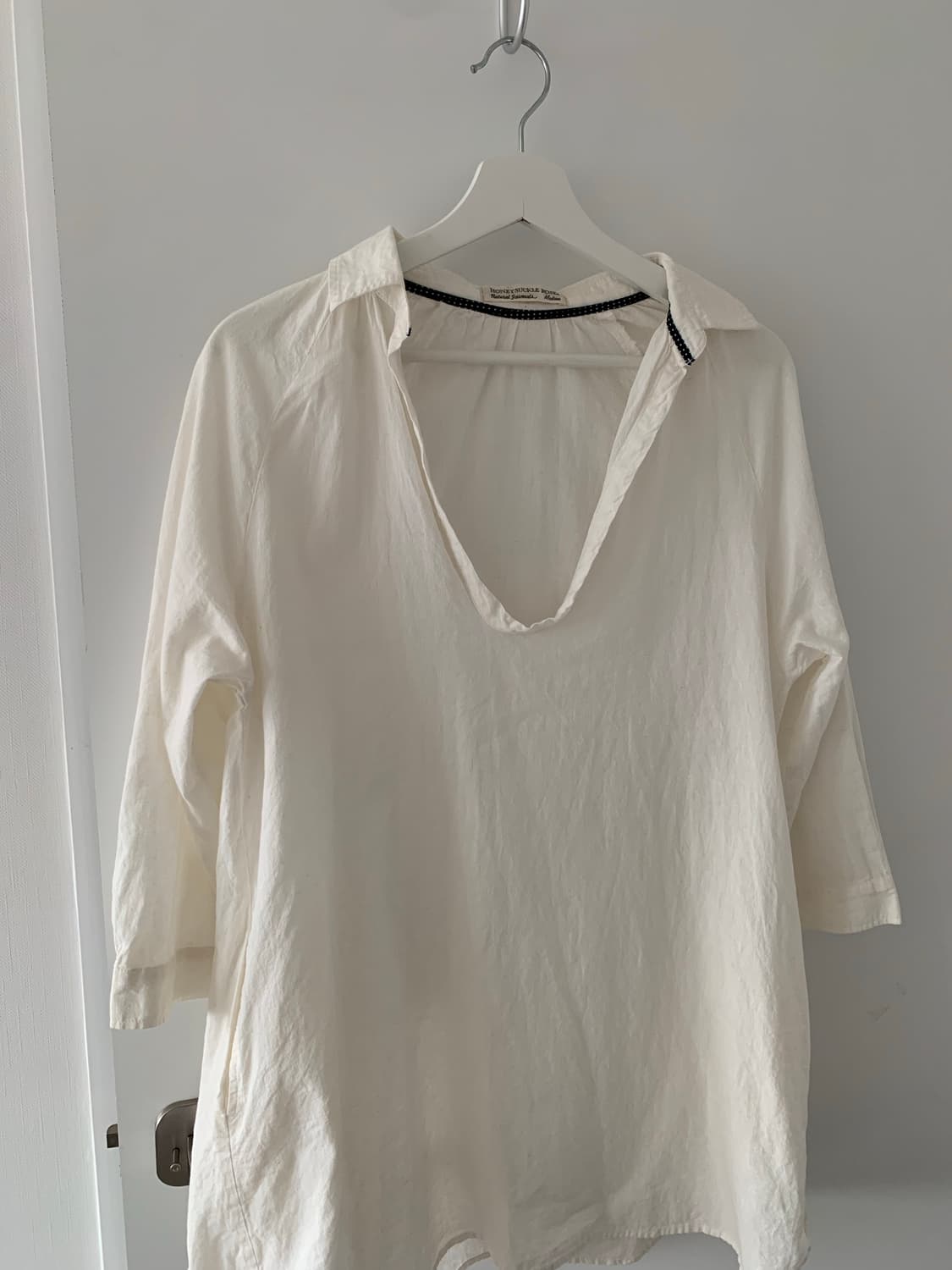 린넨 브이넥 셔츠 상품이미지2