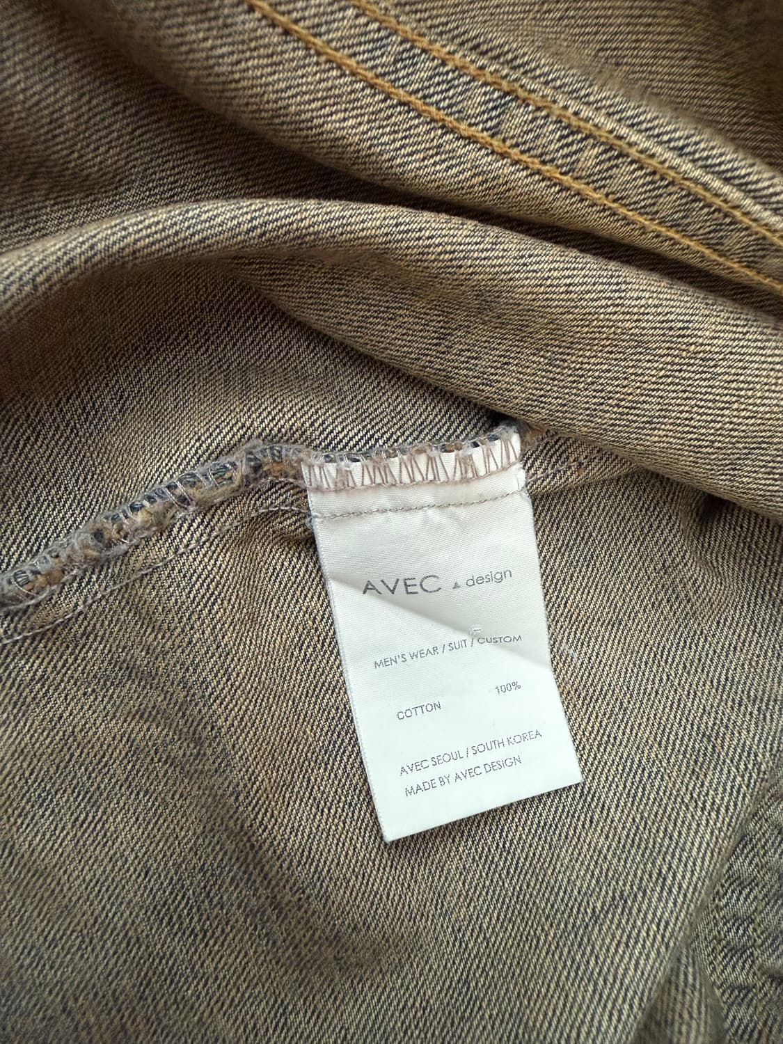 아베크디자인 AVEC Design 데님 자켓 상품이미지5