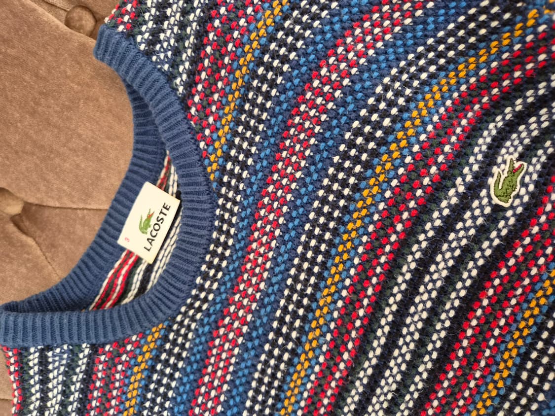 라코스테 남성 컬티컬러라운드니트 3사이즈 상품이미지7