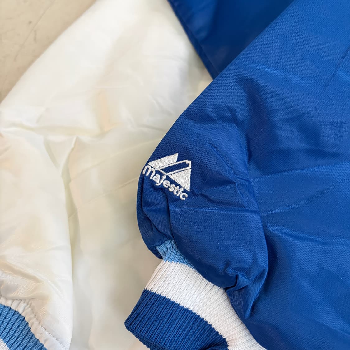 90s 마제스틱 LA 레이커스 빈티지 바시티 자켓 3XL 상품이미지7