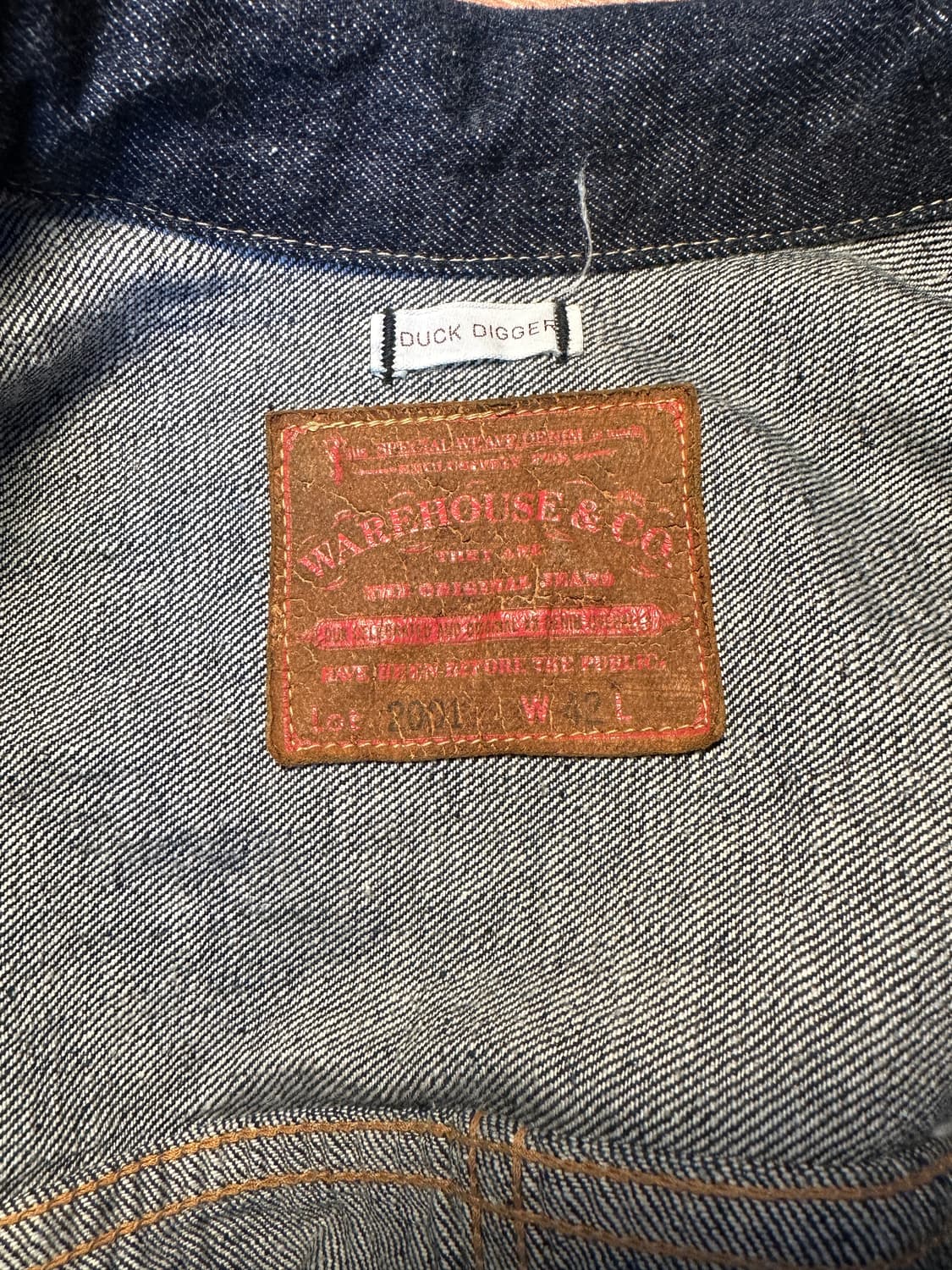 웨어하우스 덕 디거 트러커(LOT DD-2001) T-back stlye 상품이미지3