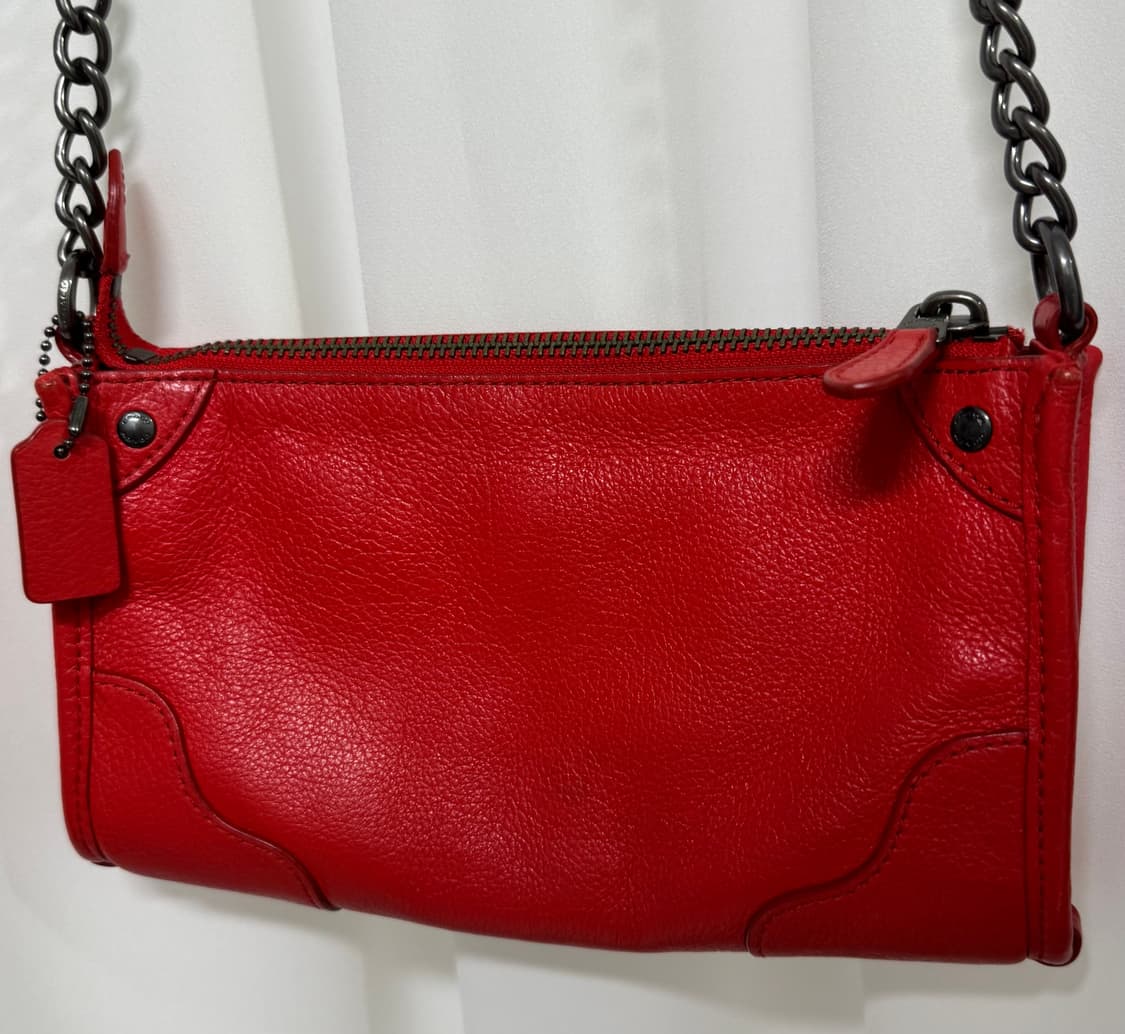 COACH 코치 레더 체인 크로스백 상품이미지6