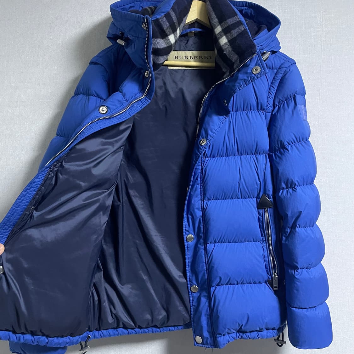 버버리 남성 다운 점퍼 블루 50 (남성 100-105 상품이미지6