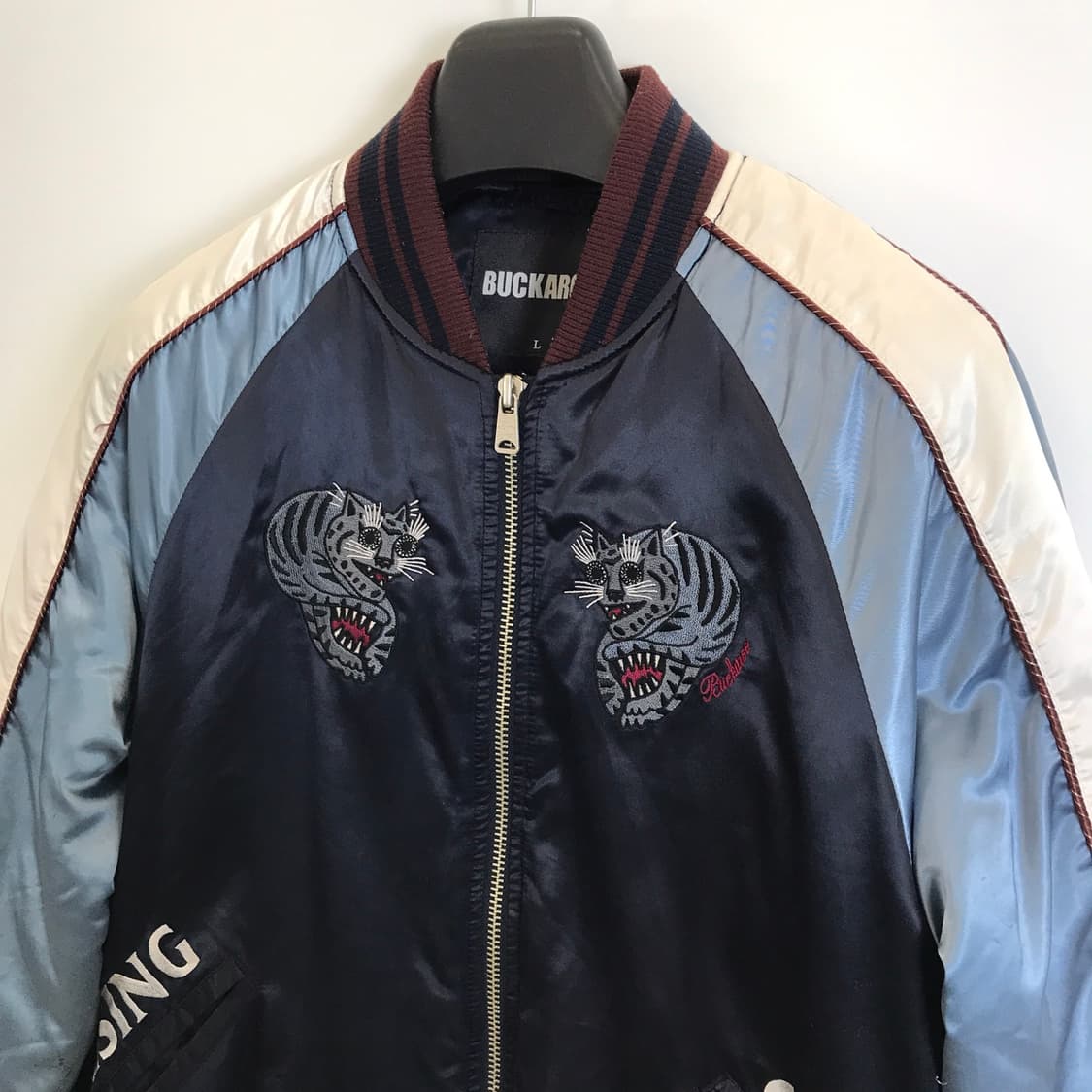 버커루 자수 스카잔 점퍼 누빔안감[남성L사이즈] 상품이미지2