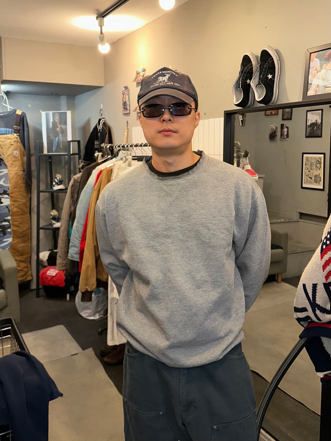 00’s Russell Athletic plain grey sweats 상품이미지2