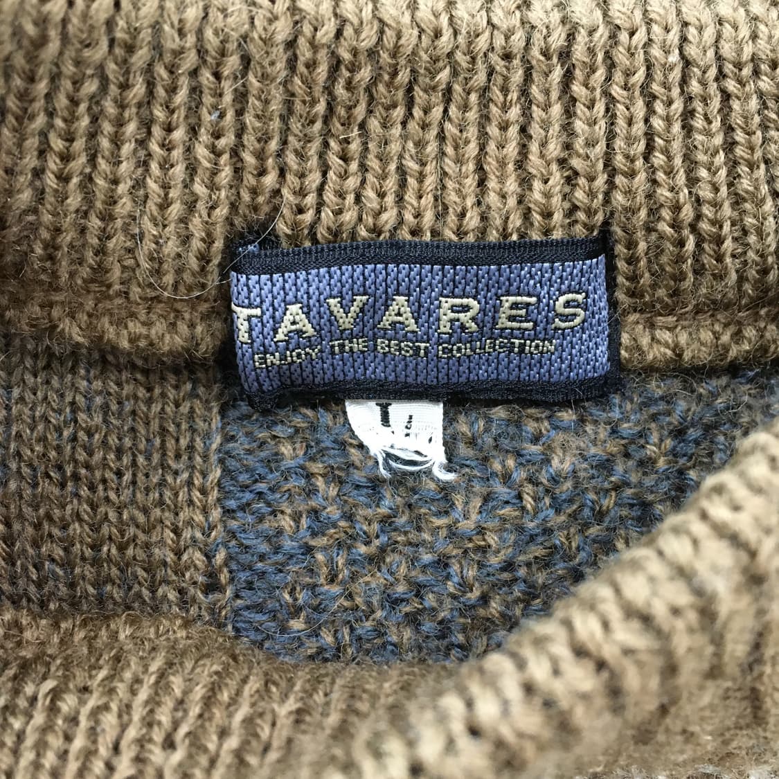 투티/0210 TAVARES JPN 빈티지 체크 패턴 니트 스웨터 상품이미지4