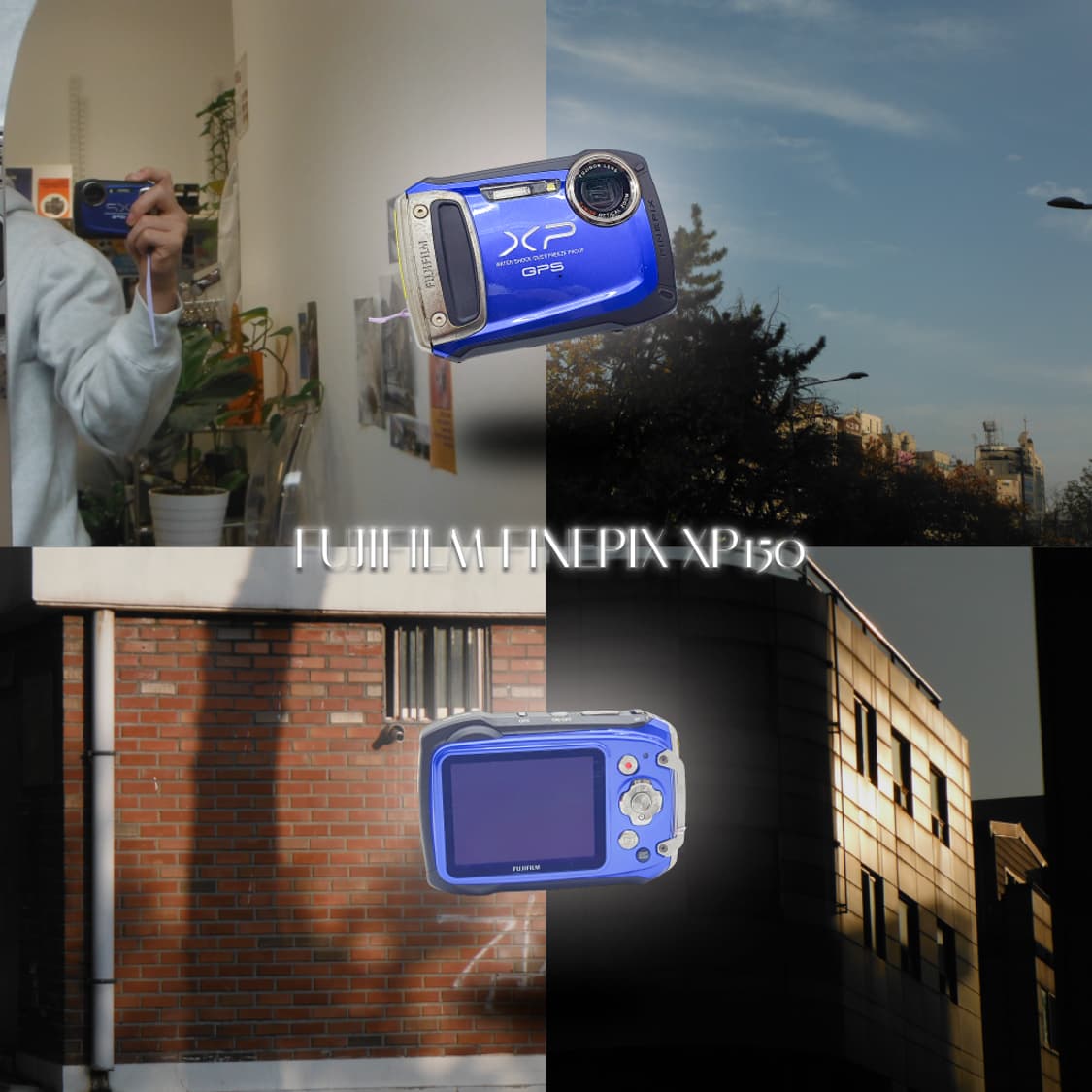 작례⭕️ 후지필름 XP150 + 박스  아쿠아 블루 메탈릭🌊  상품이미지1