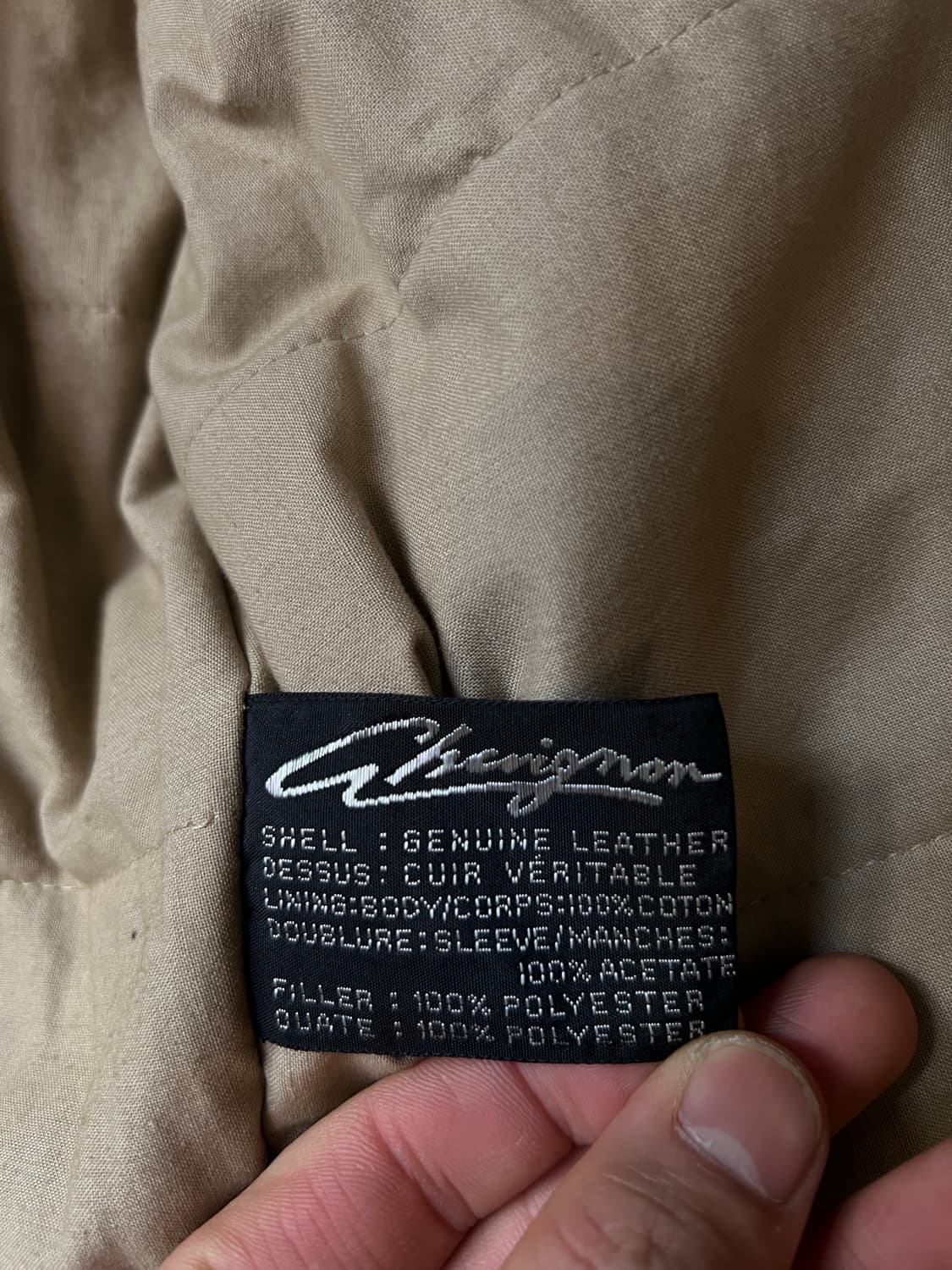 [L]90's USA 빈티지 한국제조 리얼레더 블레이저 자켓 상품이미지7