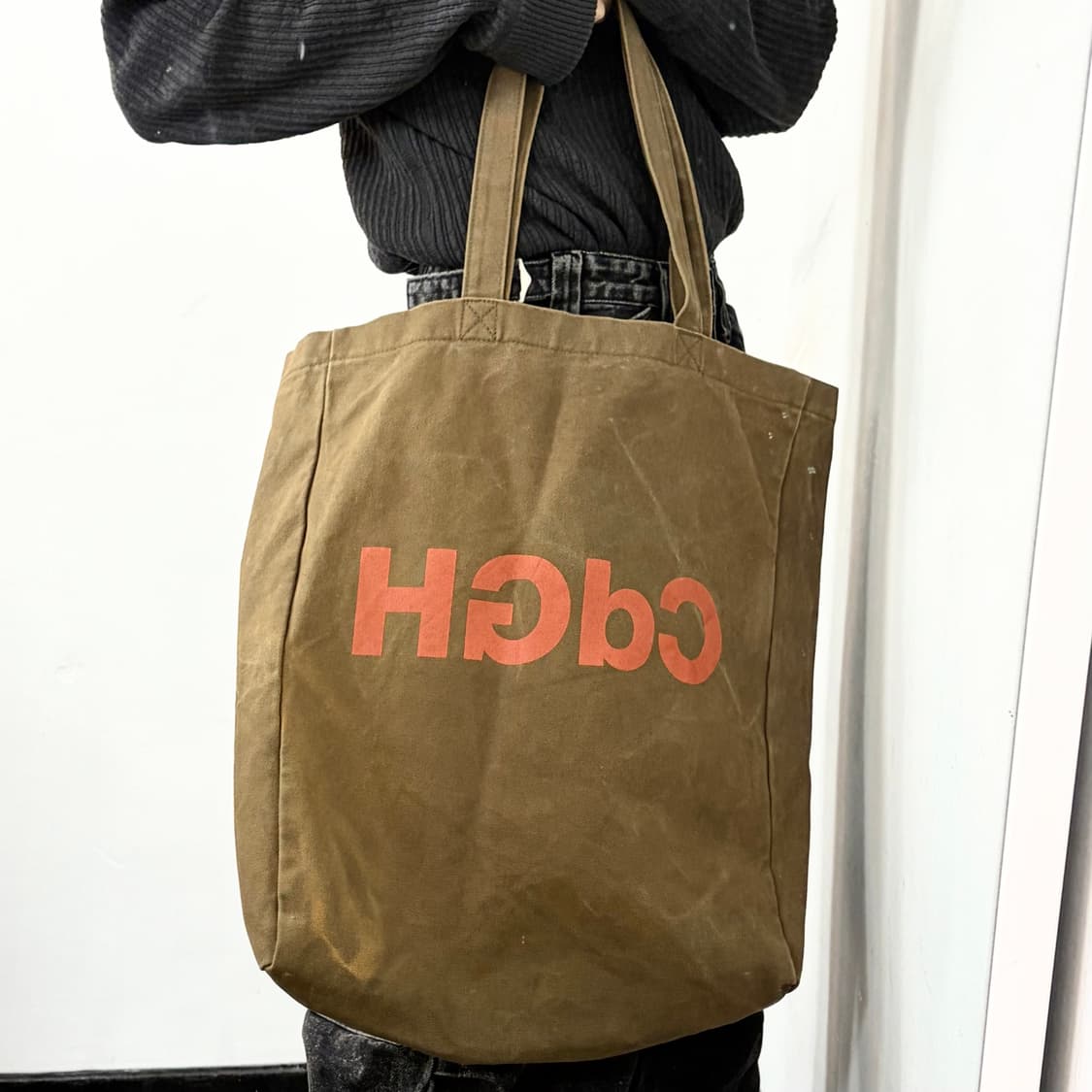 꼼데가르송 옴므 캔버스 토트백 상품이미지2