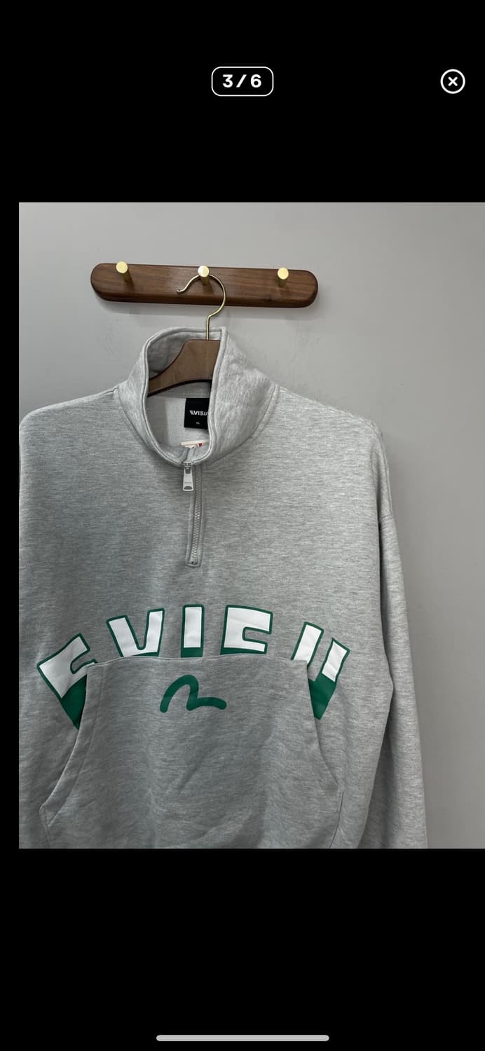 에비수 히든영문 포켓 하프집업 맨투맨 A3005 상품이미지3