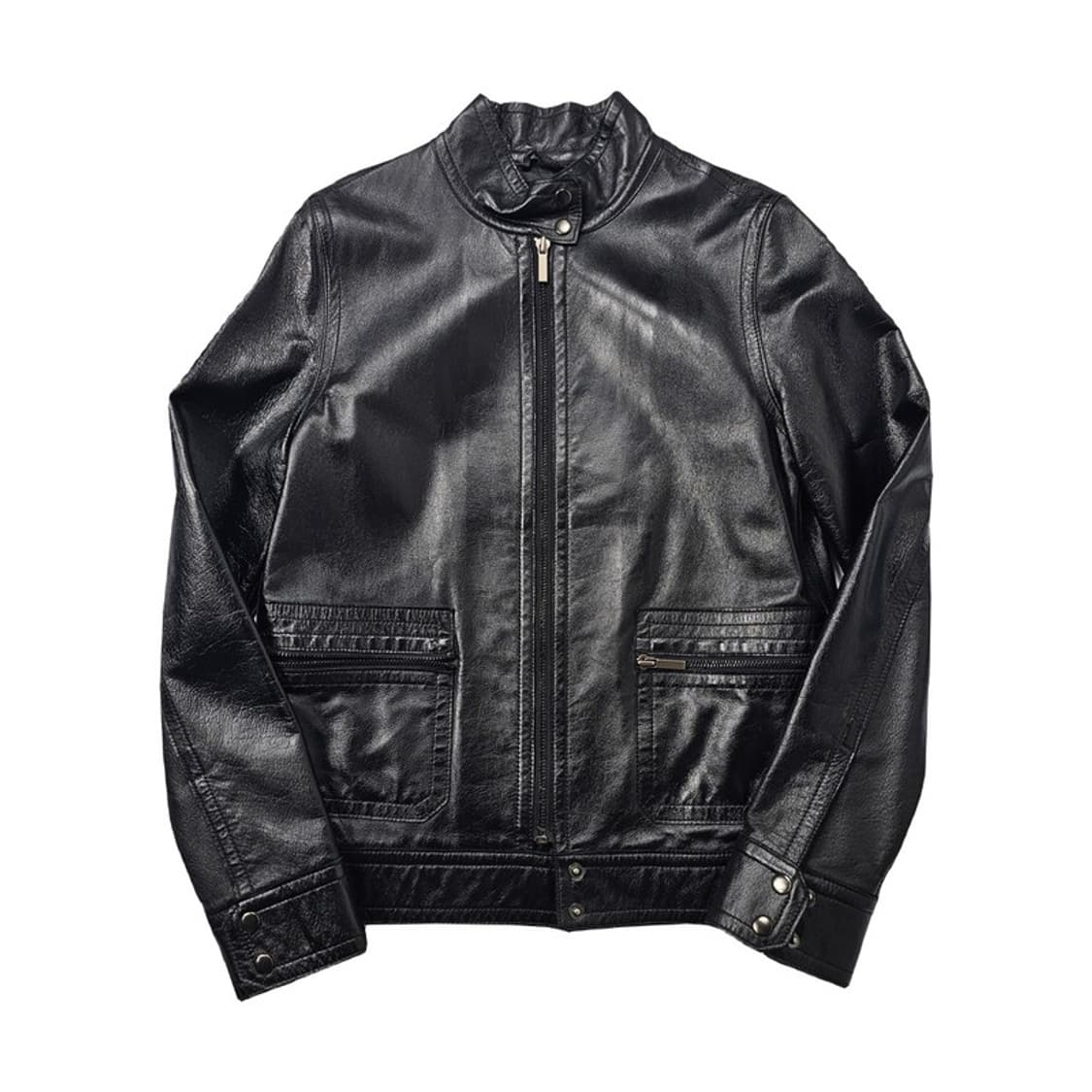 GIORDANO 우먼스 소가죽 자켓 S 상품이미지1