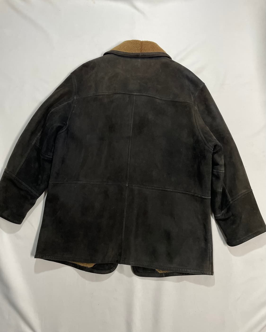 80‘s 빈티지 램스킨 무스탕 랜치 코트 상품이미지4