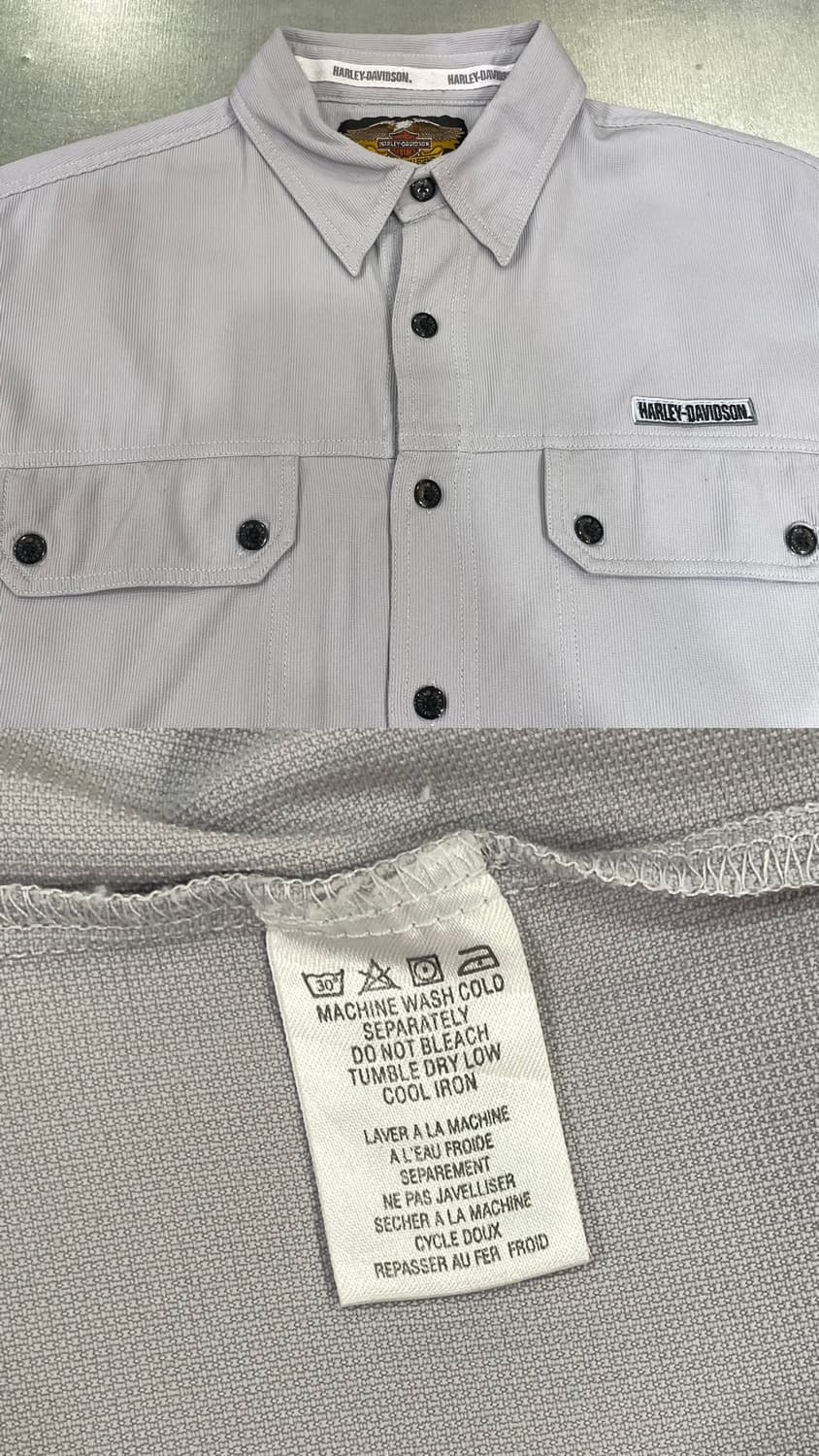 (L) Harley Daividson 할리데이비슨 포켓 셔츠  상품이미지9