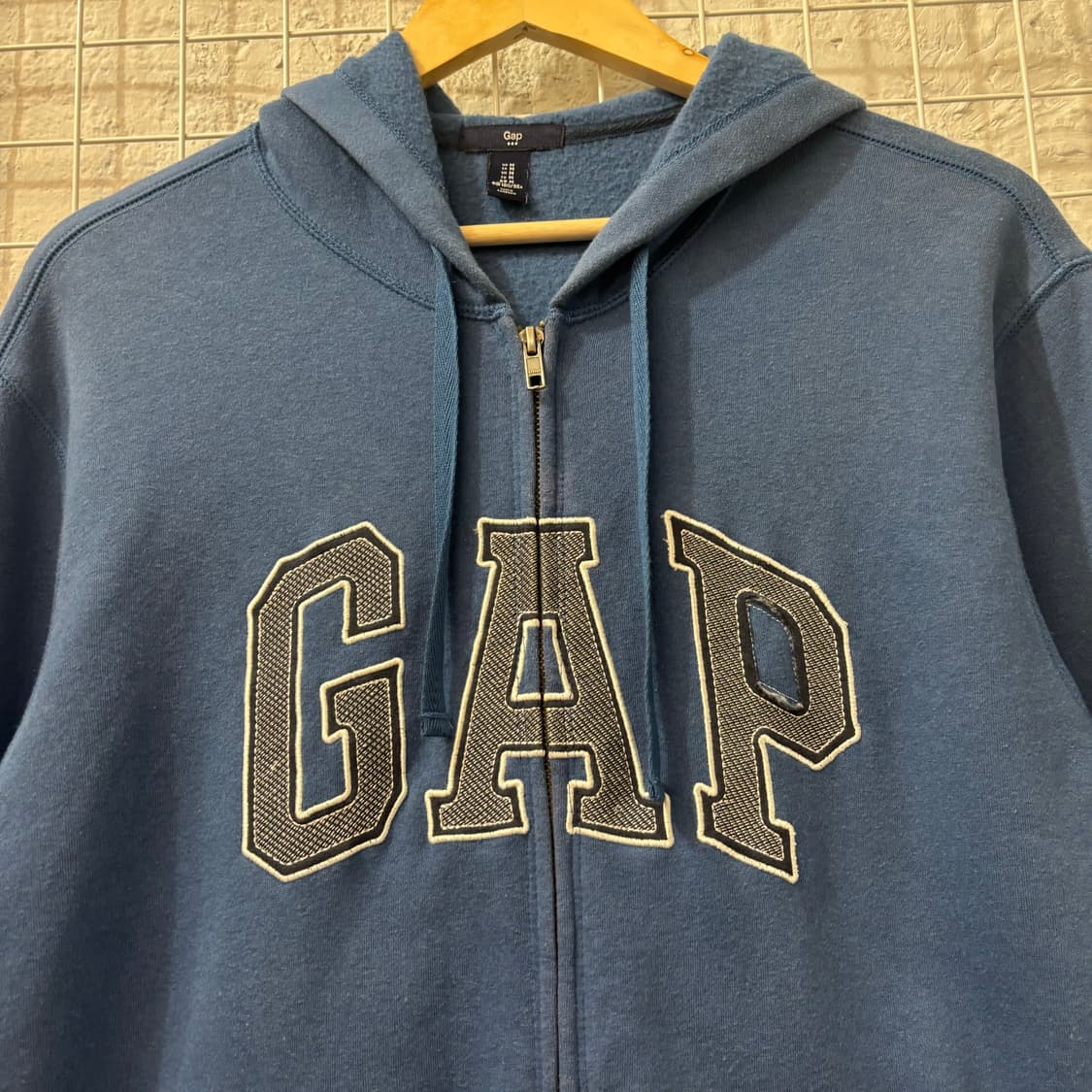 GAP 갭 y2k 블루 후드집업 M 상품이미지5