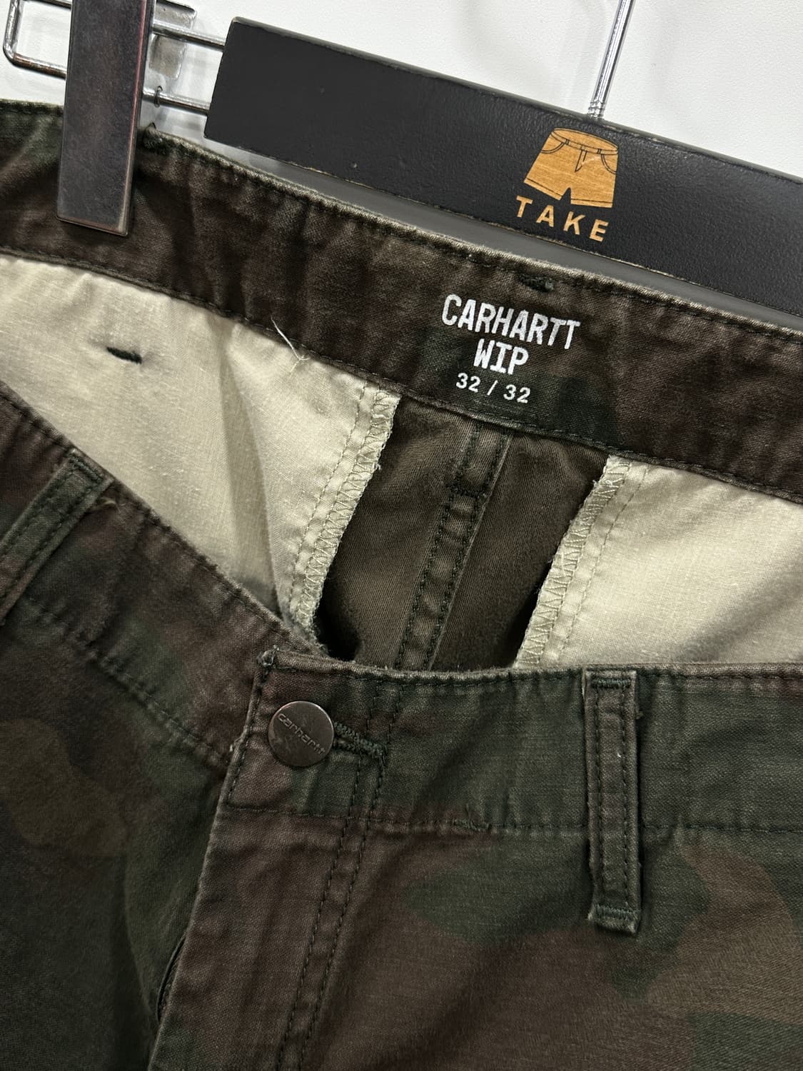 칼하트 WIP 카모플라쥬 카고 팬츠 32 상품이미지8