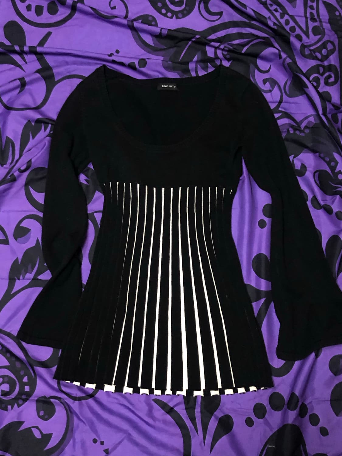 에고이스트 스트라이프 슬림핏 원피스 상품이미지1