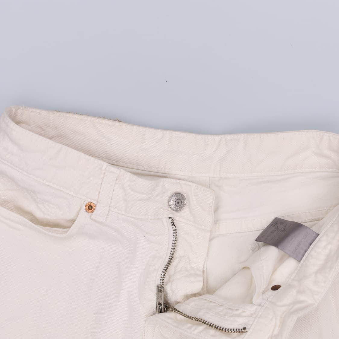 실측확인 쟈딕앤볼테르 여성 화이트진 0430H 상품이미지4