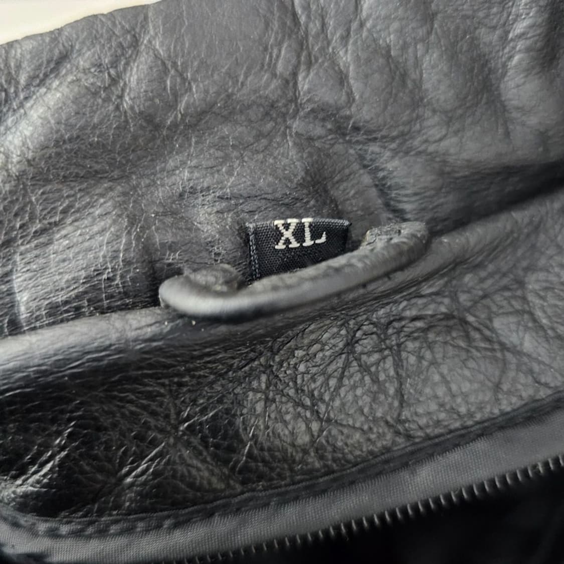 빈티지 소가죽 라이더 자켓 XL 상품이미지5