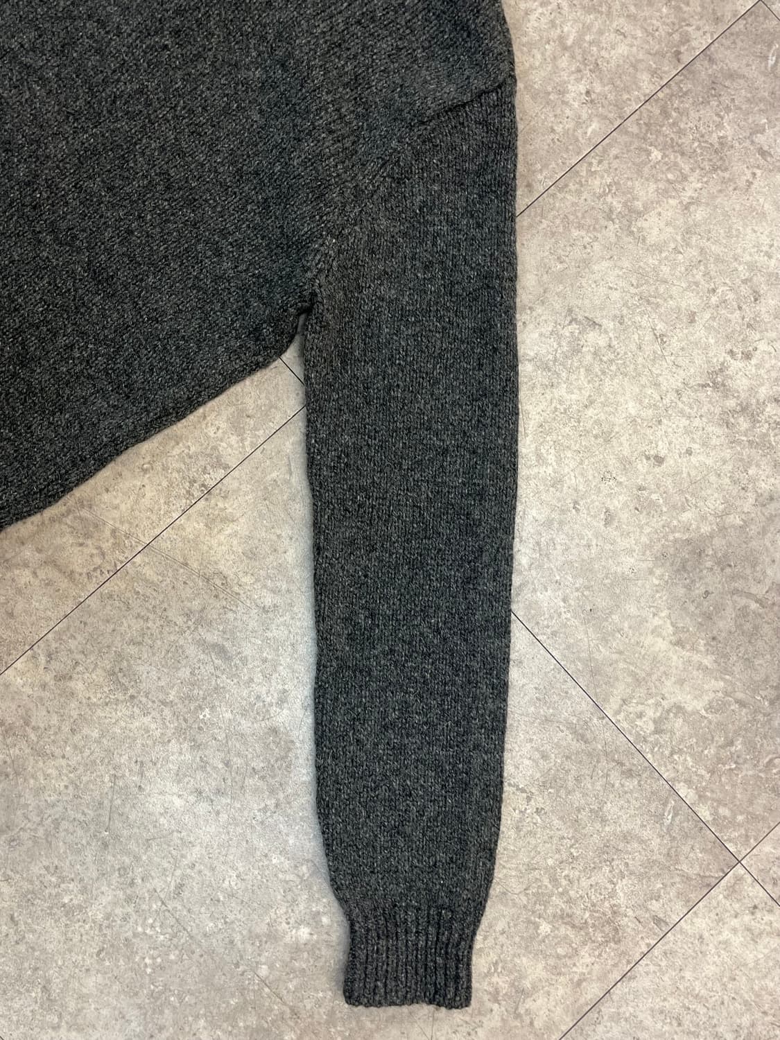 엘엘빈 버튼 니트 딥그레이 M #csz2366 상품이미지10