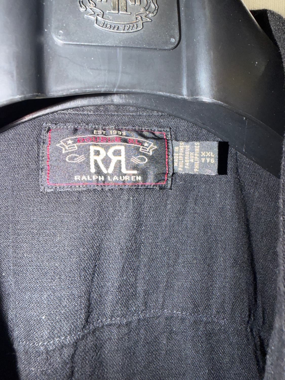 Rrl 웨스턴셔츠 블랙 상품이미지3