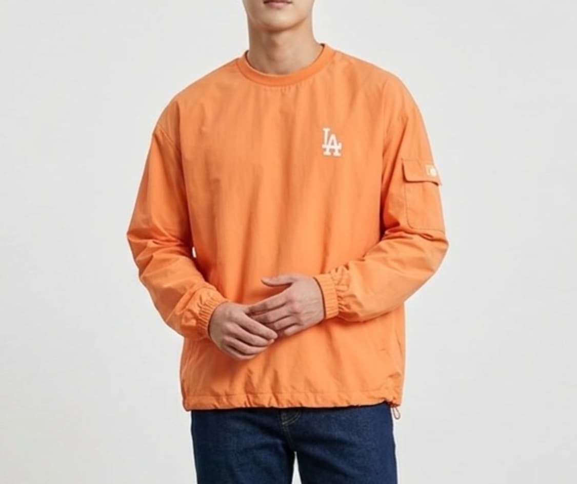 [95]MLB 냉감 긴팔 우븐 맨투맨 상품이미지1