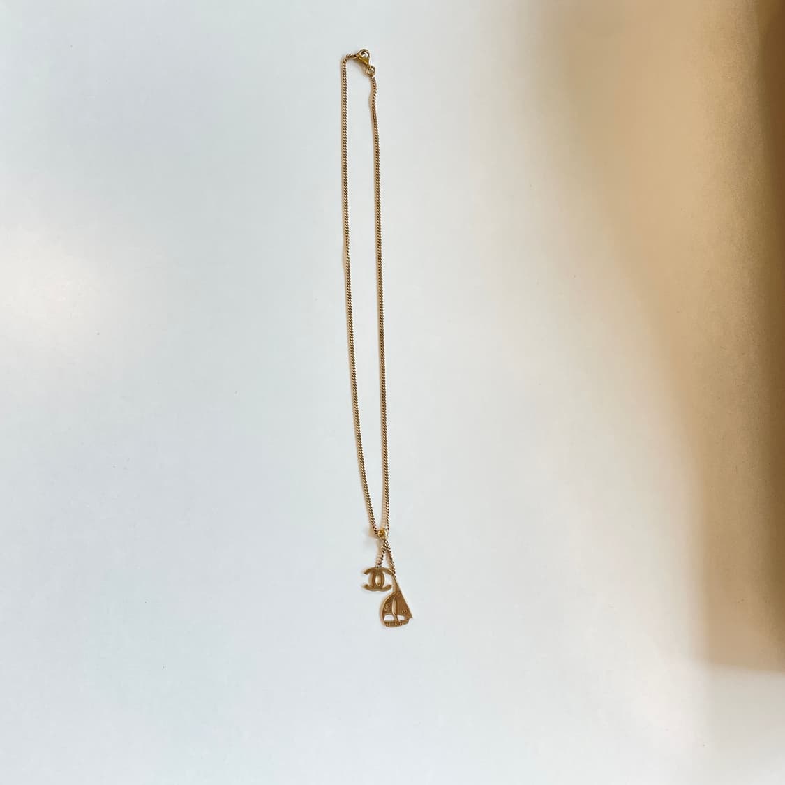 희귀) 샤넬 CC logo and Sailboat 실버925 목걸이 상품이미지2