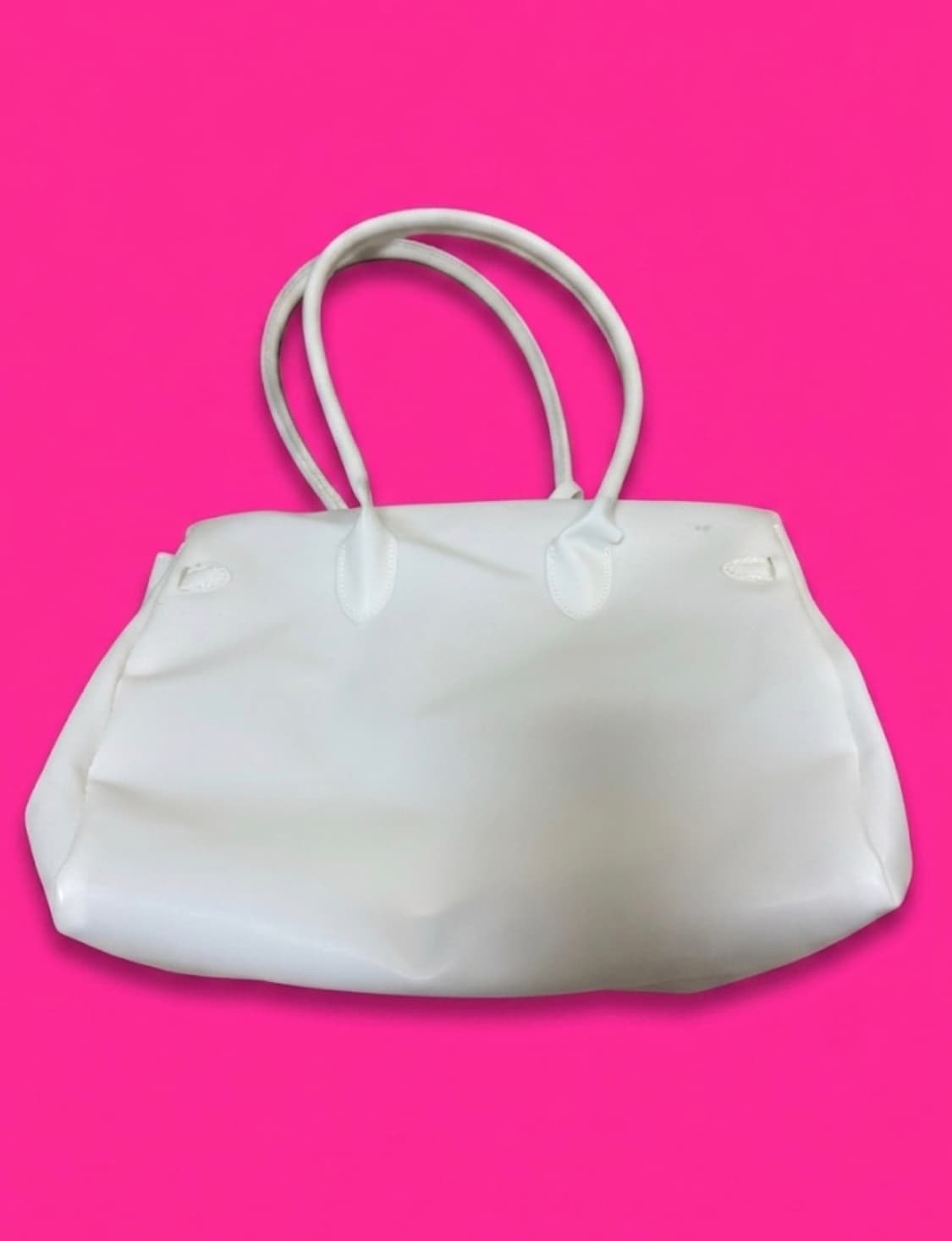 키키 젤리백  버킨젤리 퍼킨백 white 상품이미지3