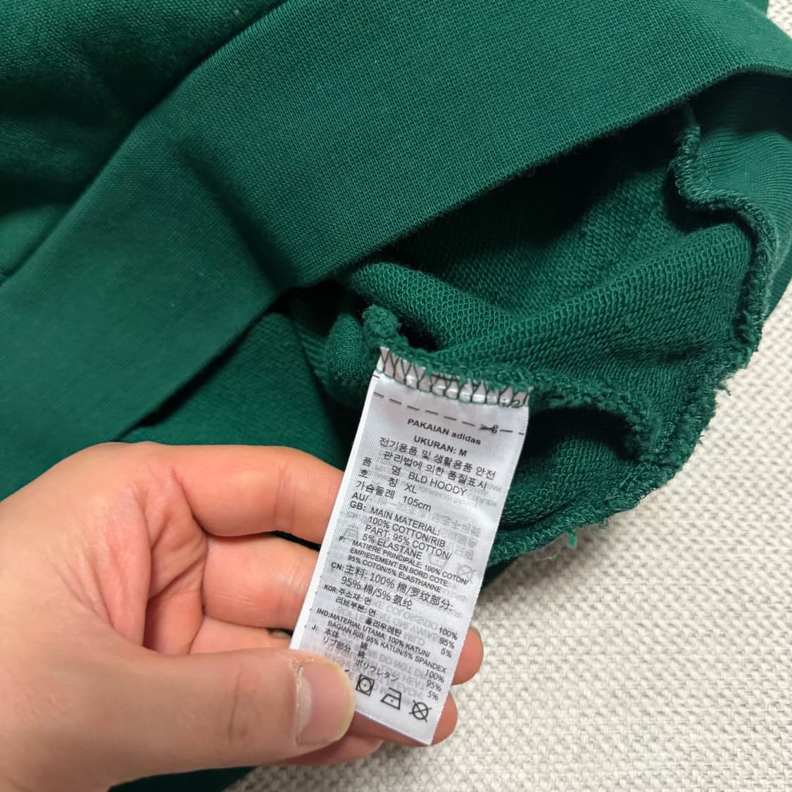 아디다스 멀티 로고 후드티 상품이미지4