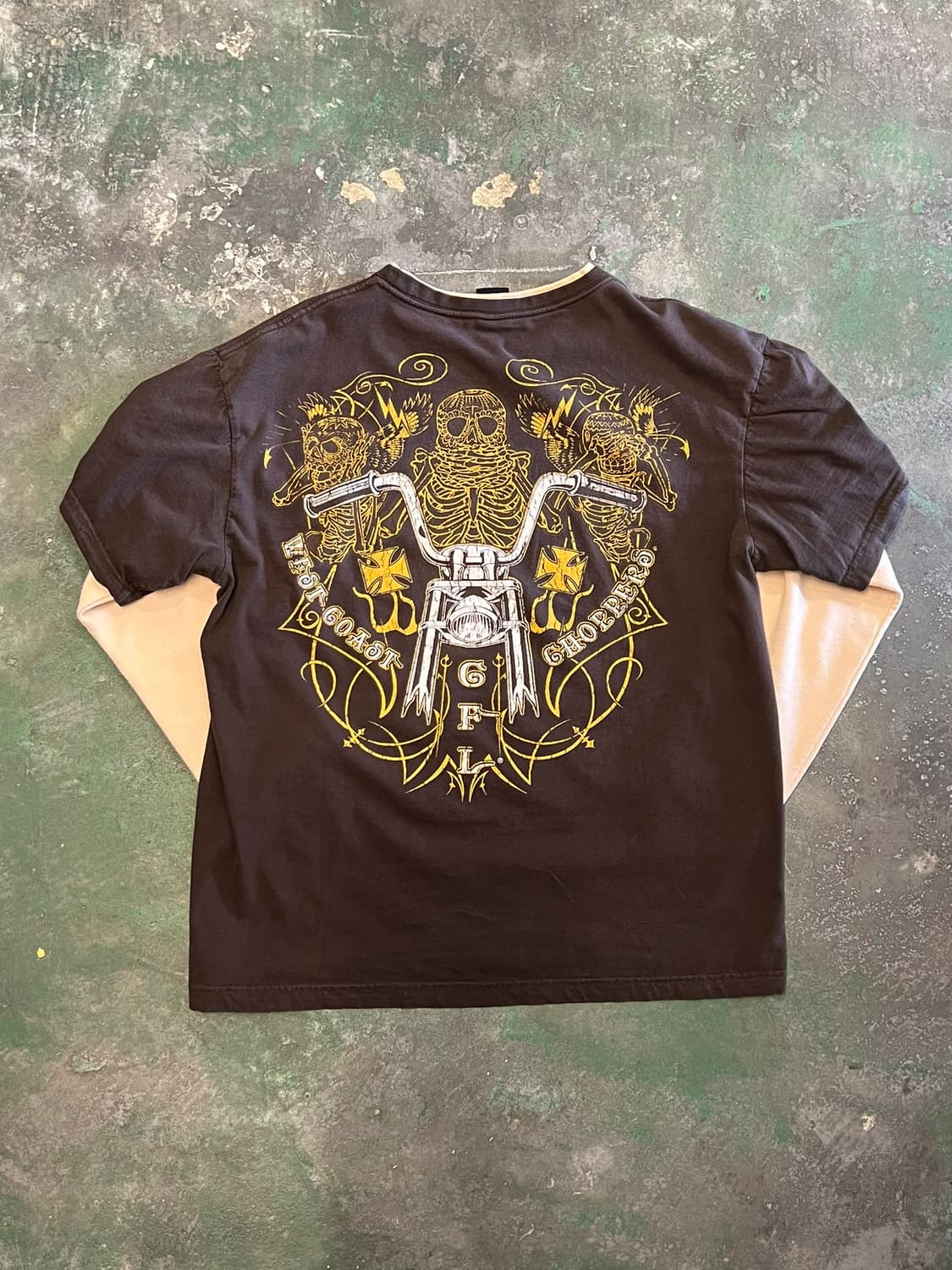 00's [XL] 웨스트코스트차퍼스 레이어드 써멀 롱슬리브 바이크 빈티지 상품이미지9