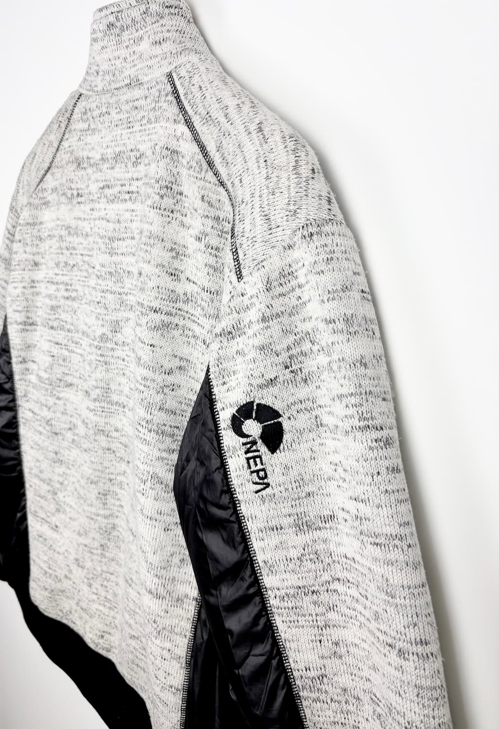 네파 트레이닝 상의 집업 자켓 (겉기모) 상품이미지8