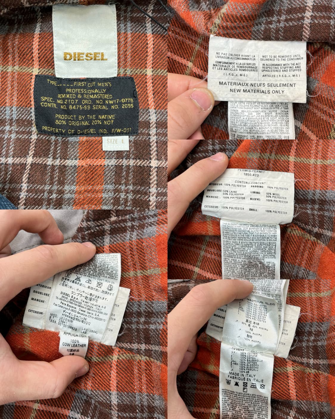 디젤 바이커 페이드 데님 블레이저 상품이미지6