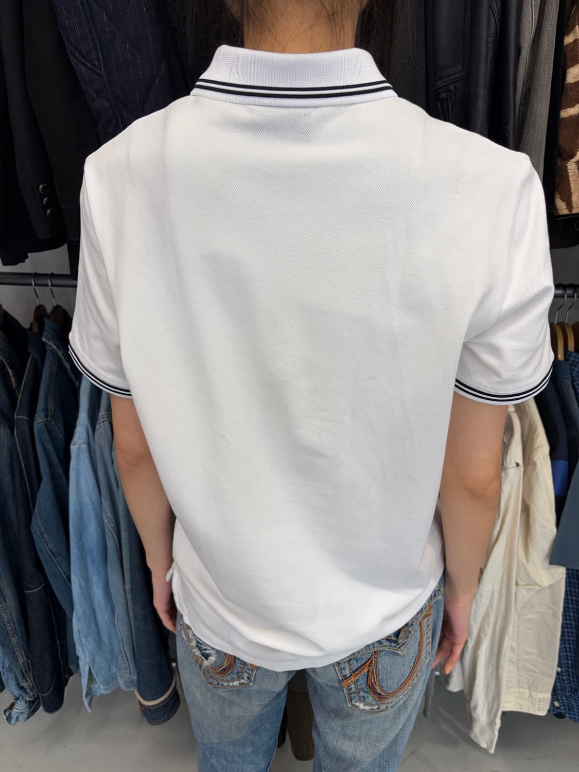 Emporio Armani 화이트 폴로 셔츠 상품이미지2