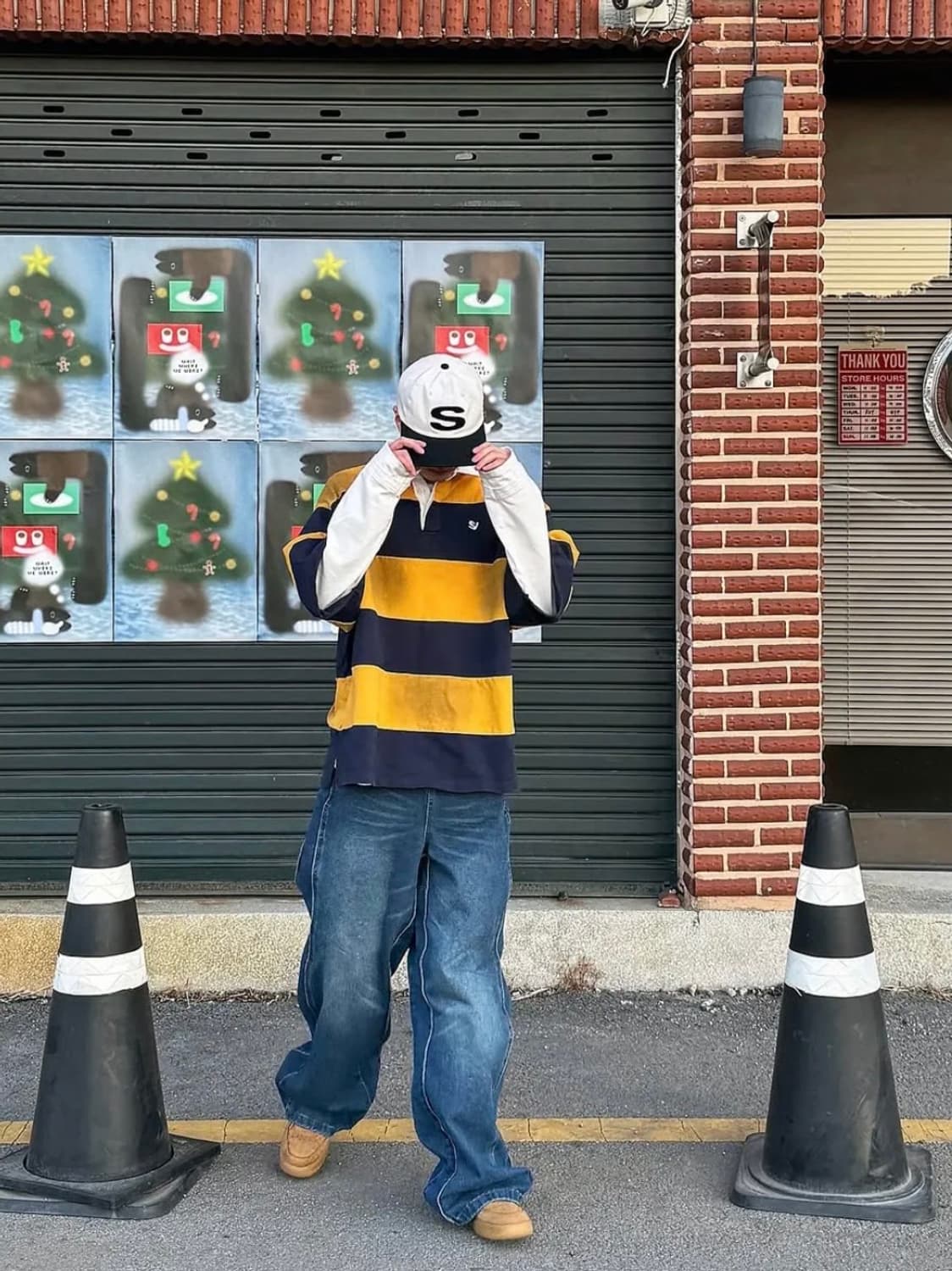 스키즘 인듀싱 럭비티 롱슬리브리스 NAVY 상품이미지2