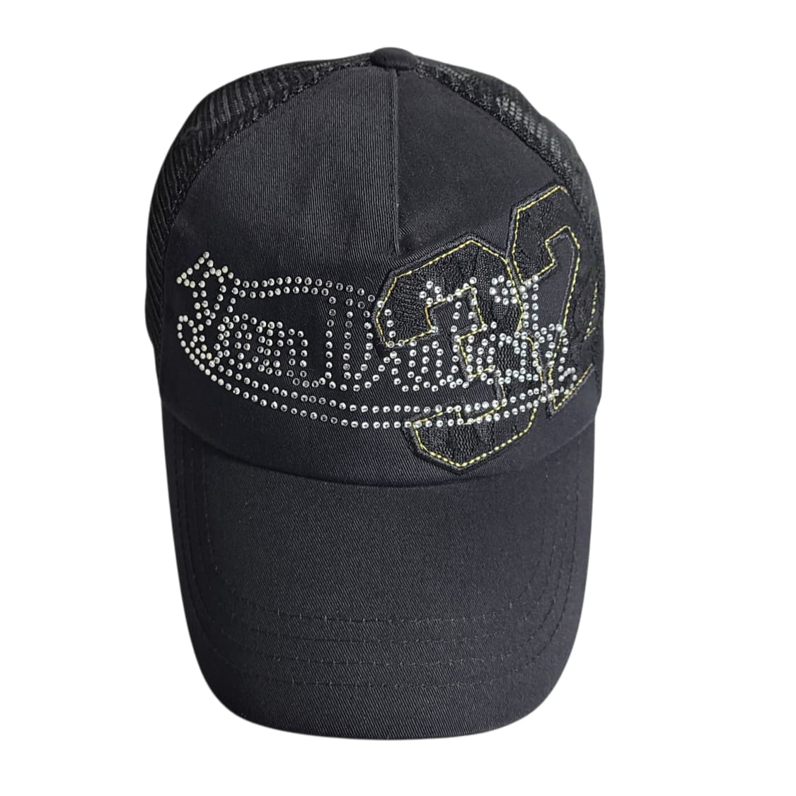 VonDuTch) 본더치 빈티지 라인스톤 큐빅 메쉬캡 상품이미지1