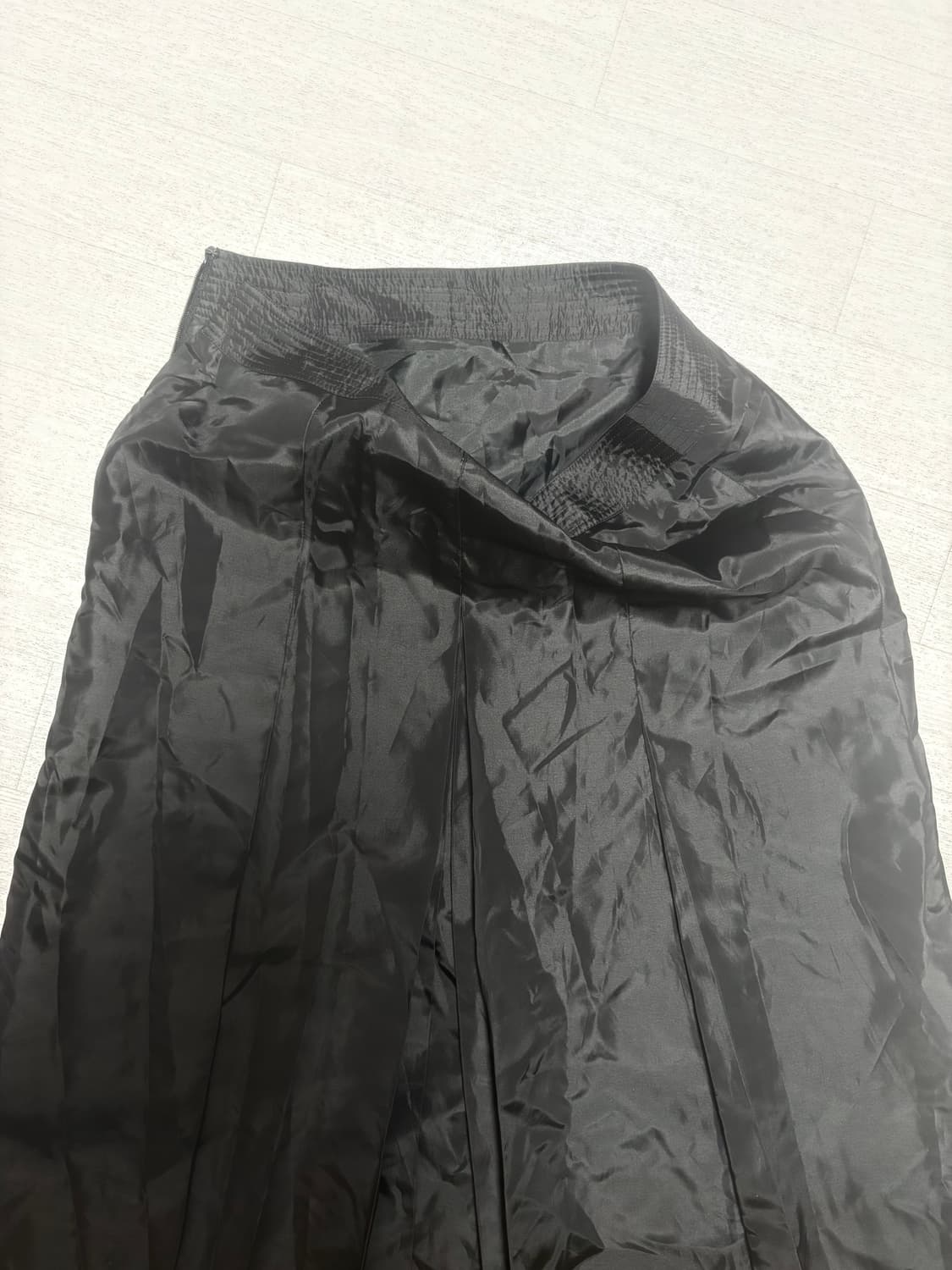 일본 빈티지 세틴 롱스커트 상품이미지4