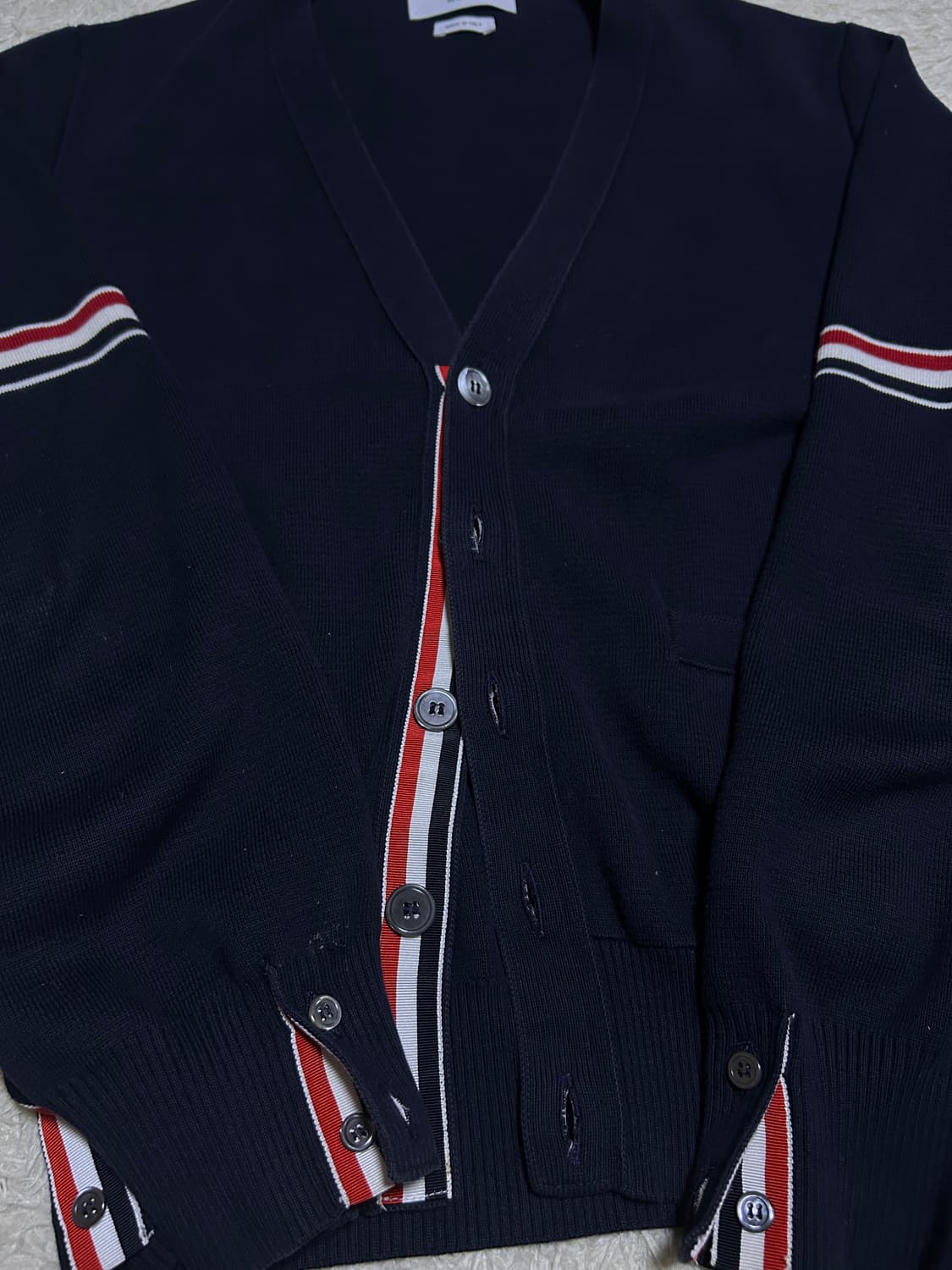 [3size] 톰브라운 밀라노스티치 암밴드 가디건 상품이미지4