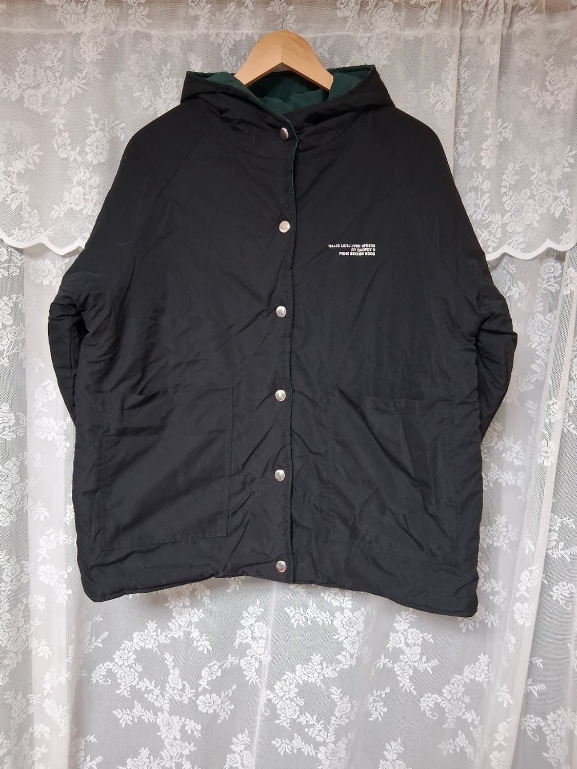 양면 후드 리버서블 패딩 재킷 상품이미지2