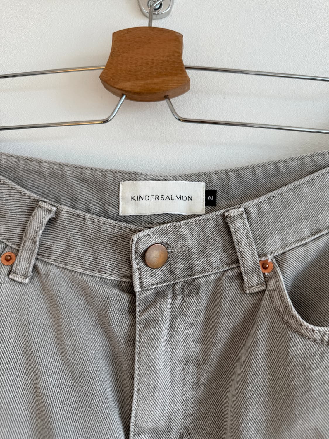 킨더살몬(KINDERSALMON) 그레이 팬츠 상품이미지7